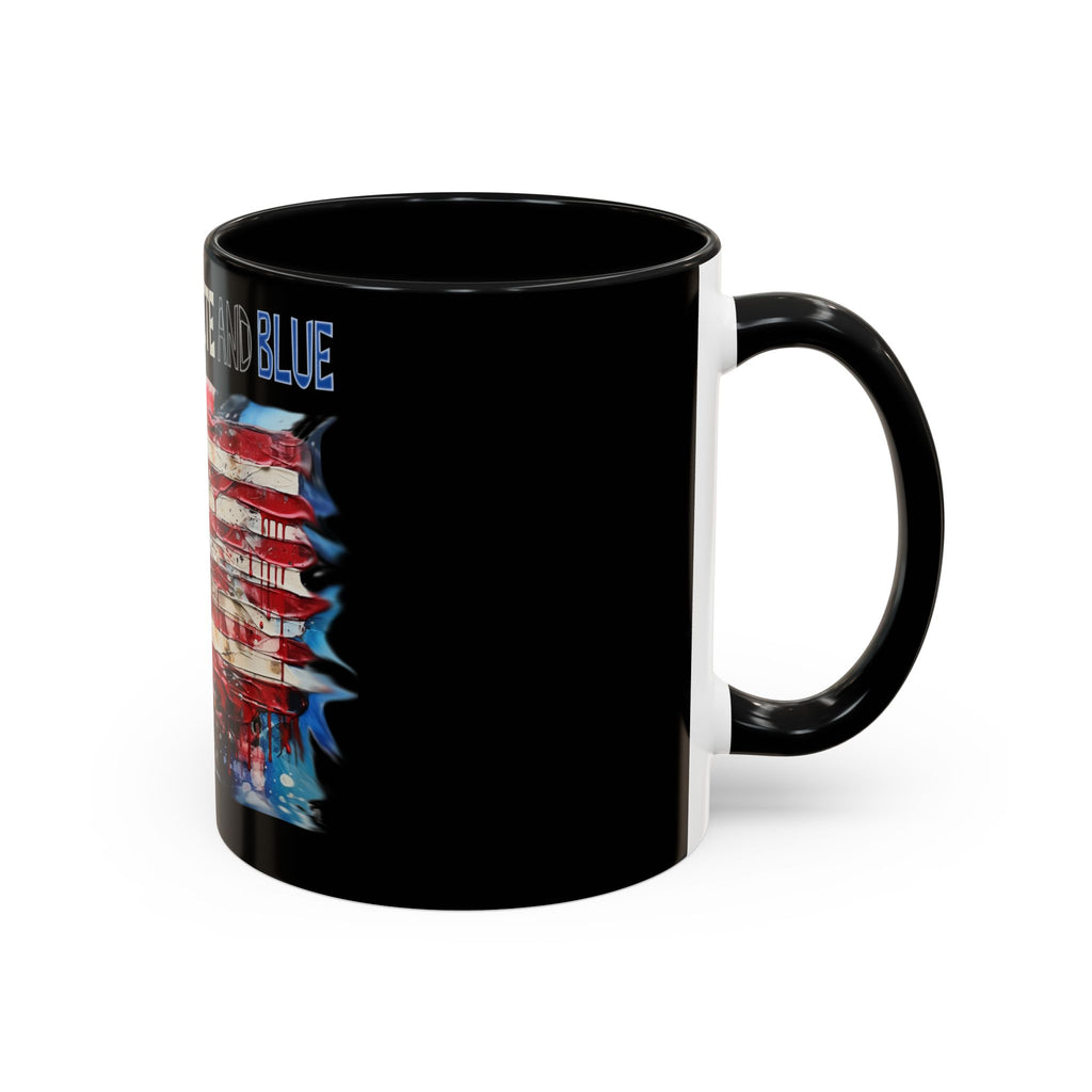 I Bleed Red White and Blue / Accent Coffee Mug 11/15oz