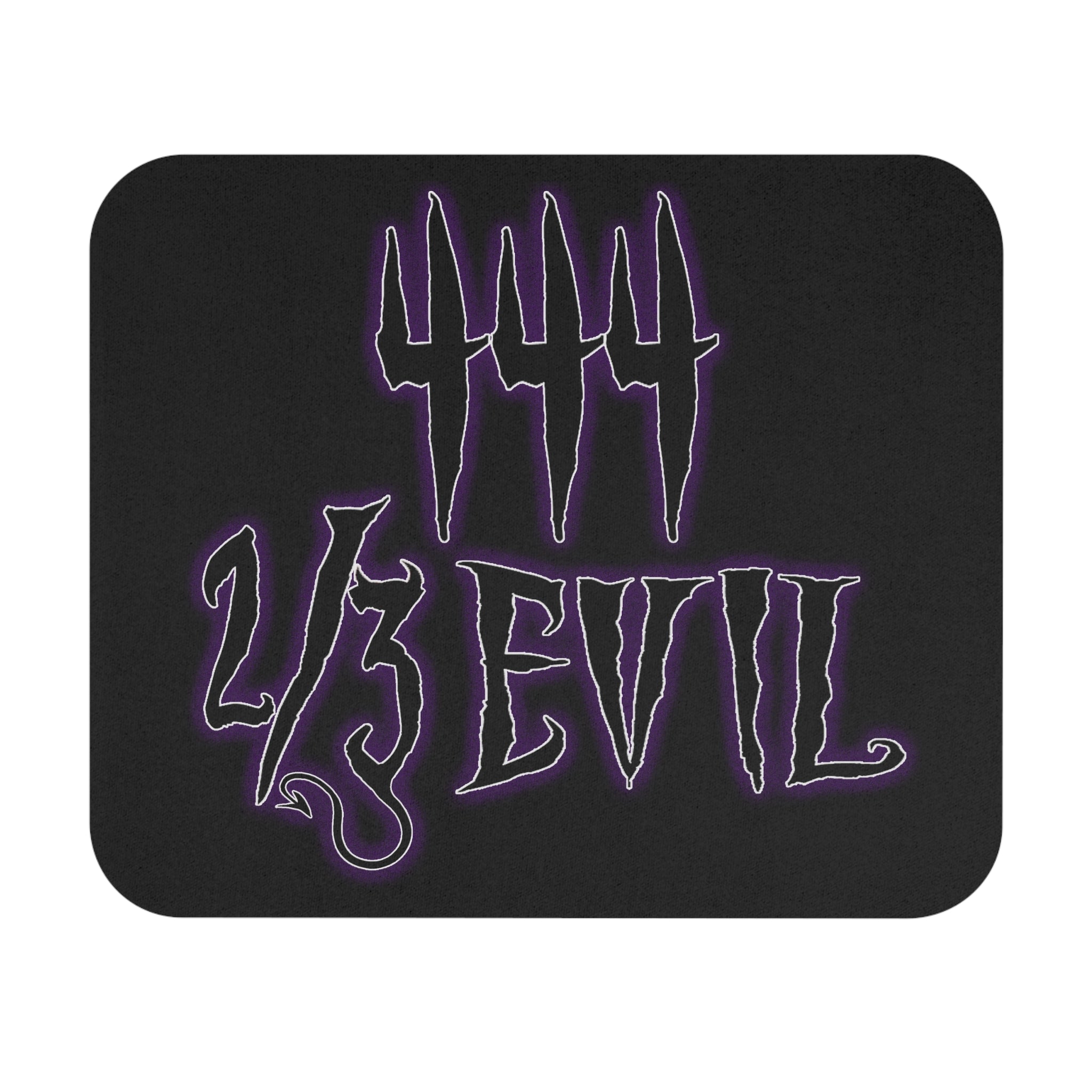 2/3 Evil Gothic Purple Script / Gaming Mouse Pad