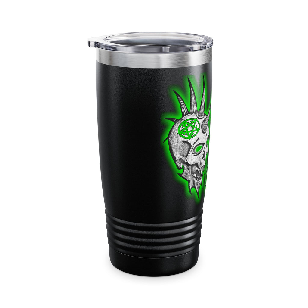 2/3 Evil Punk Skull / Insulated Tumbler 20oz
