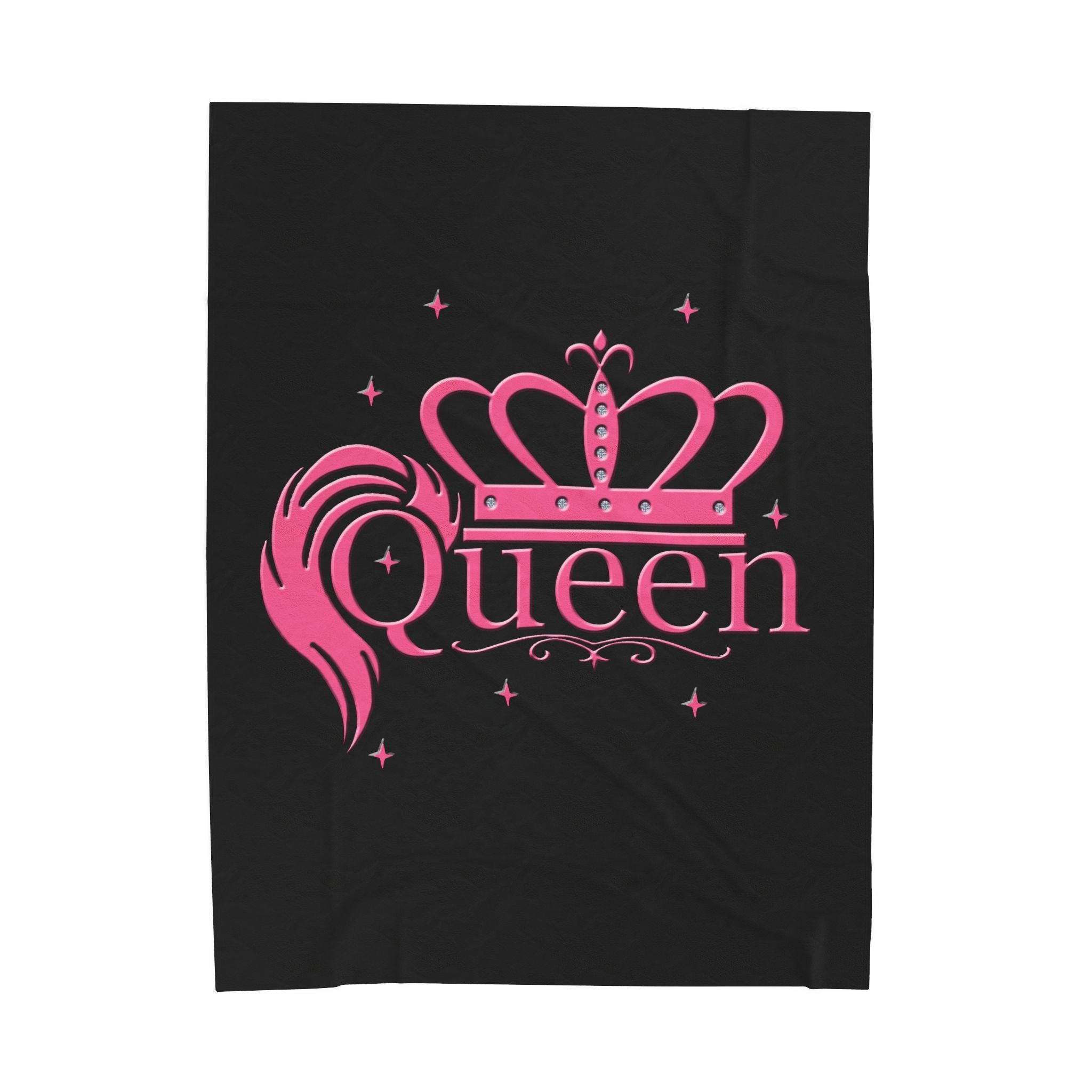 Queen Crown / Velveteen Plush Blanket