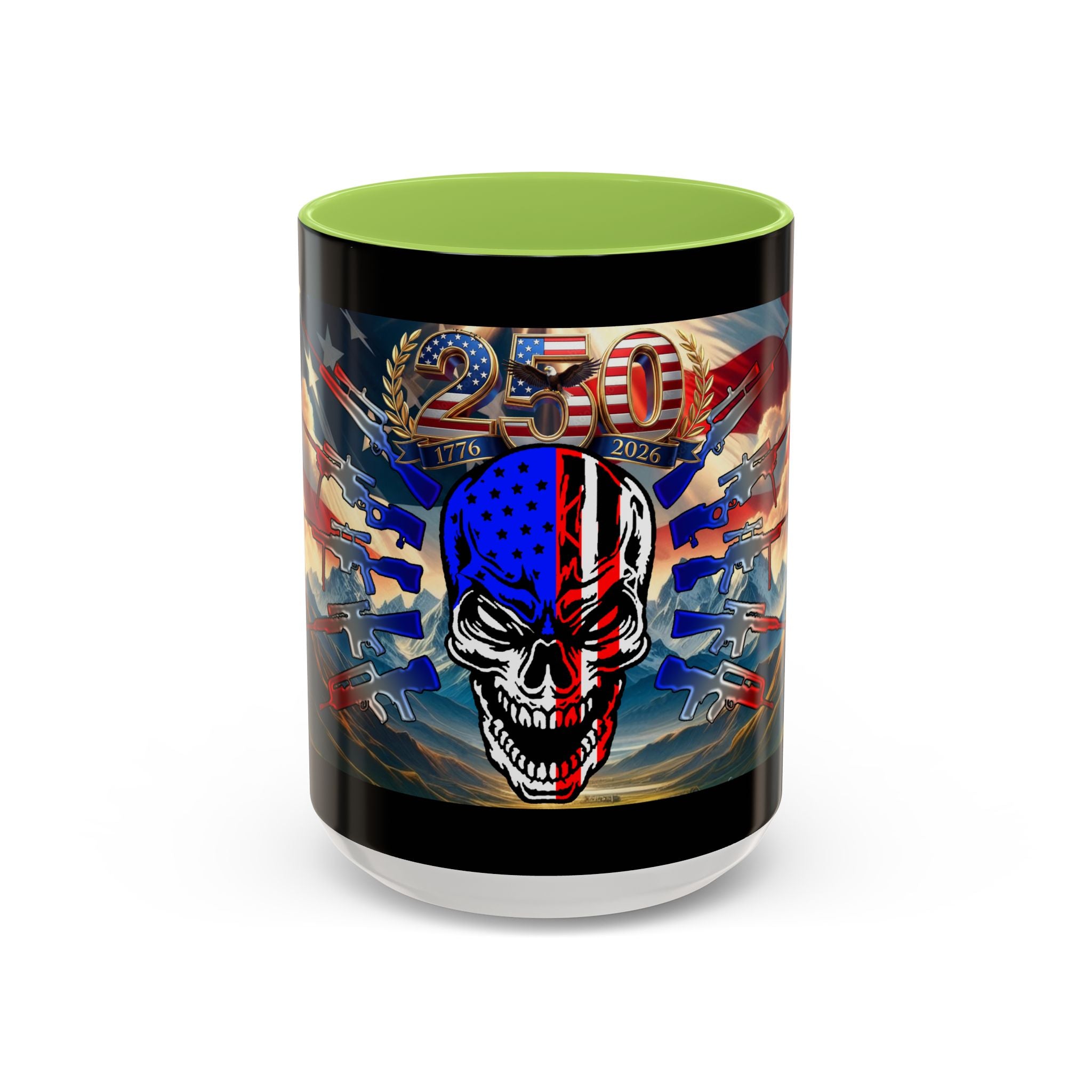 Skull & Guns 250th / Accent Coffee Mug 11/15 oz