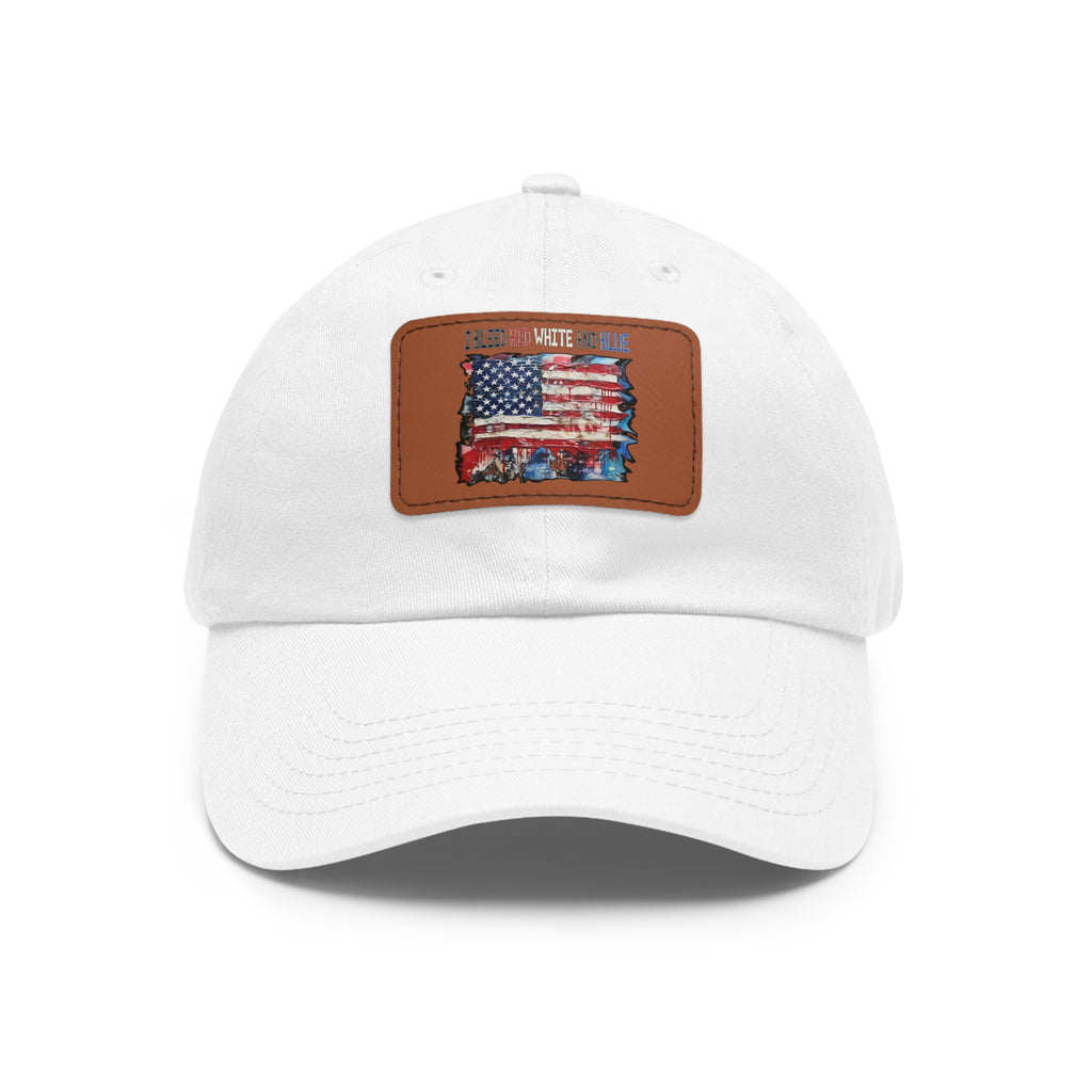 I Bleed Red White and Blue / Leather Patch