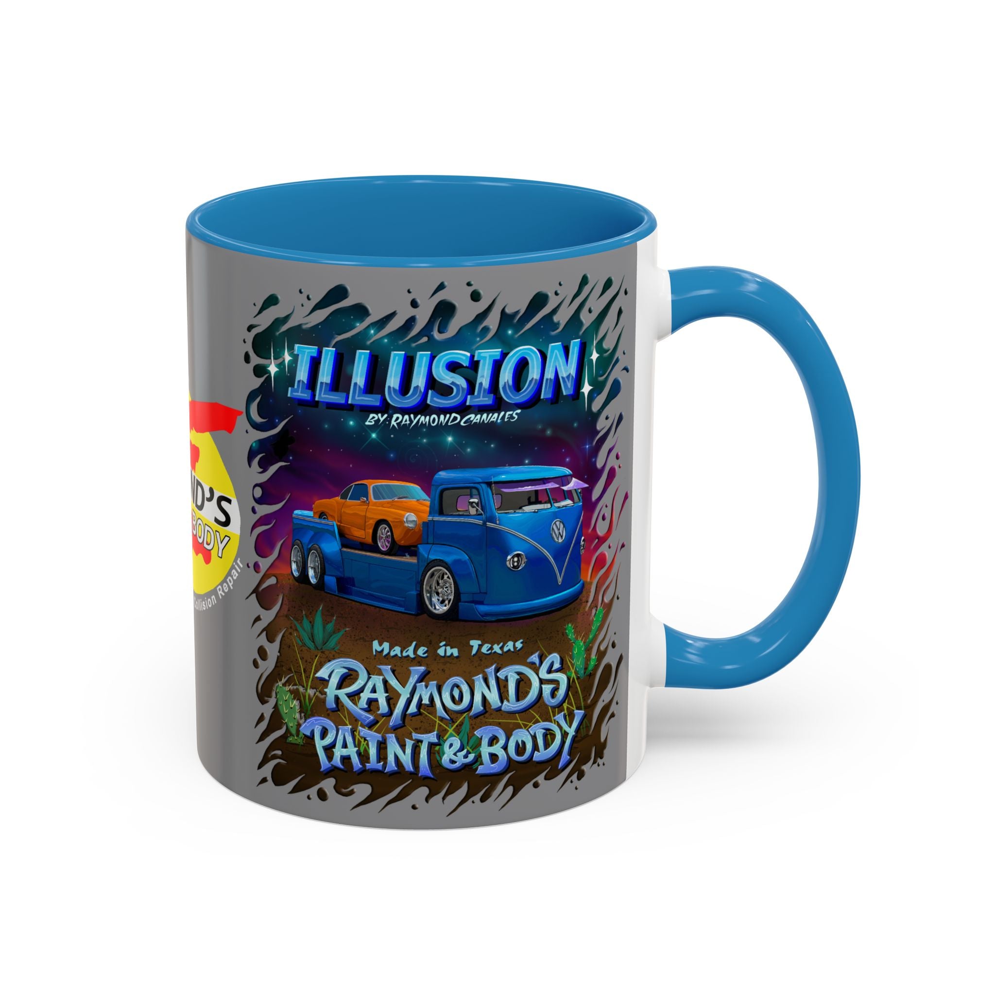 Raymond's Paint & Body Logo / Accent Coffee Mug 11/15oz