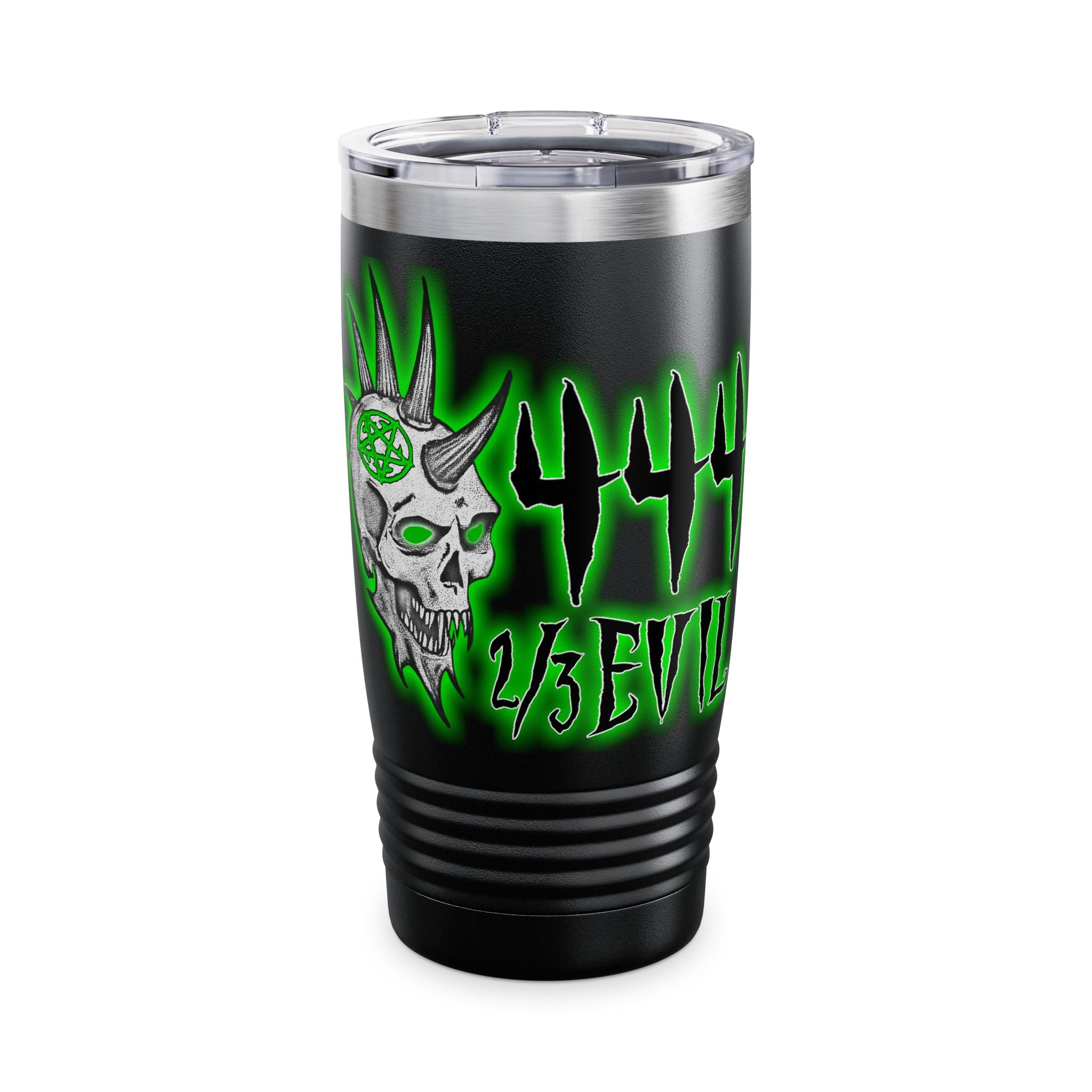 2/3 Evil Punk Skull / Insulated Tumbler 20oz