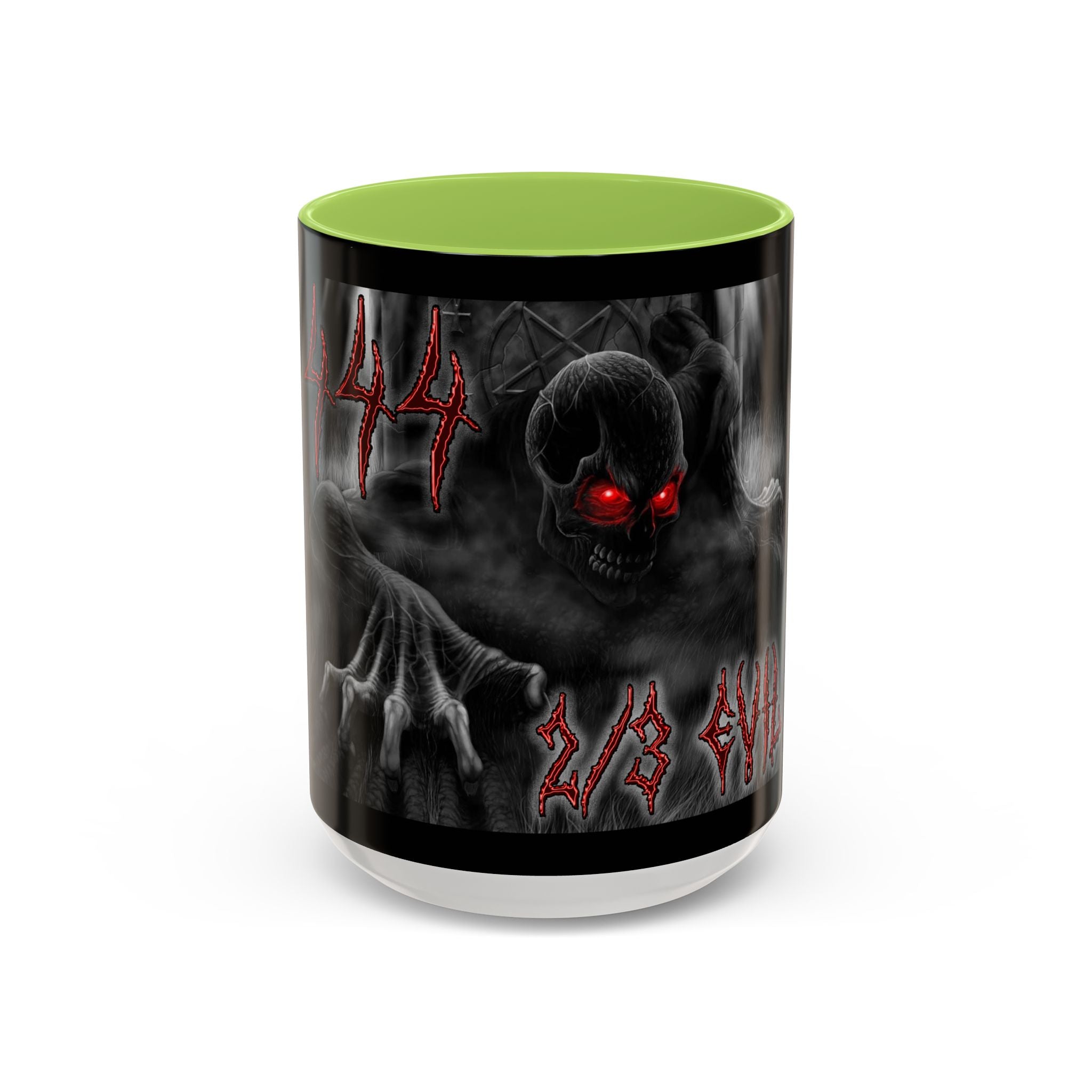 2/3 Evil Demon / Accent Coffee Mug 11/15oz