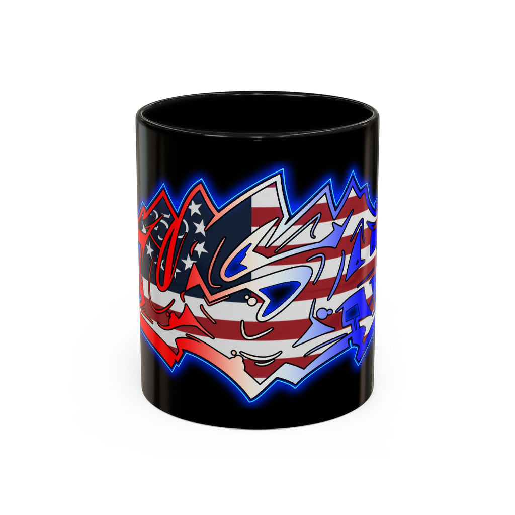 USA Graffiti / Accent Coffee Mug 11/15oz