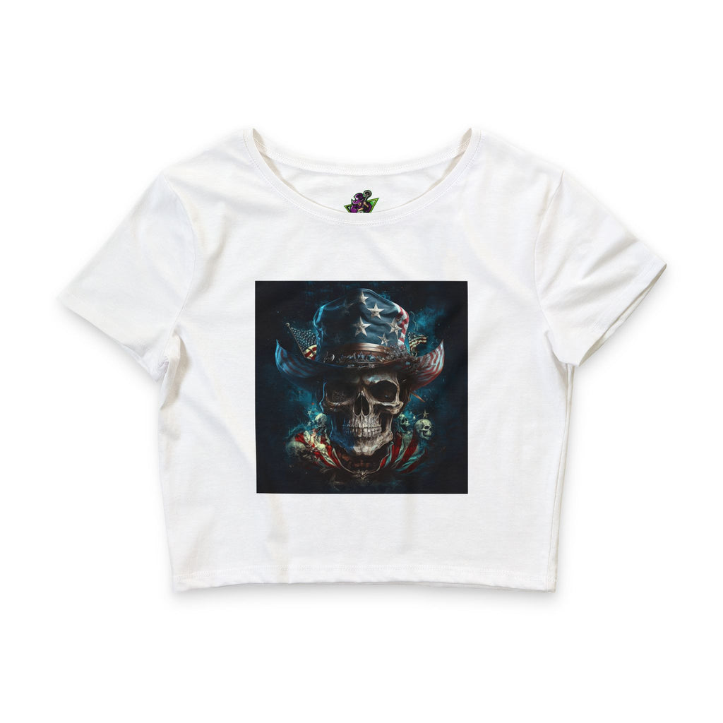 Skull Cowboy / Crop Tee