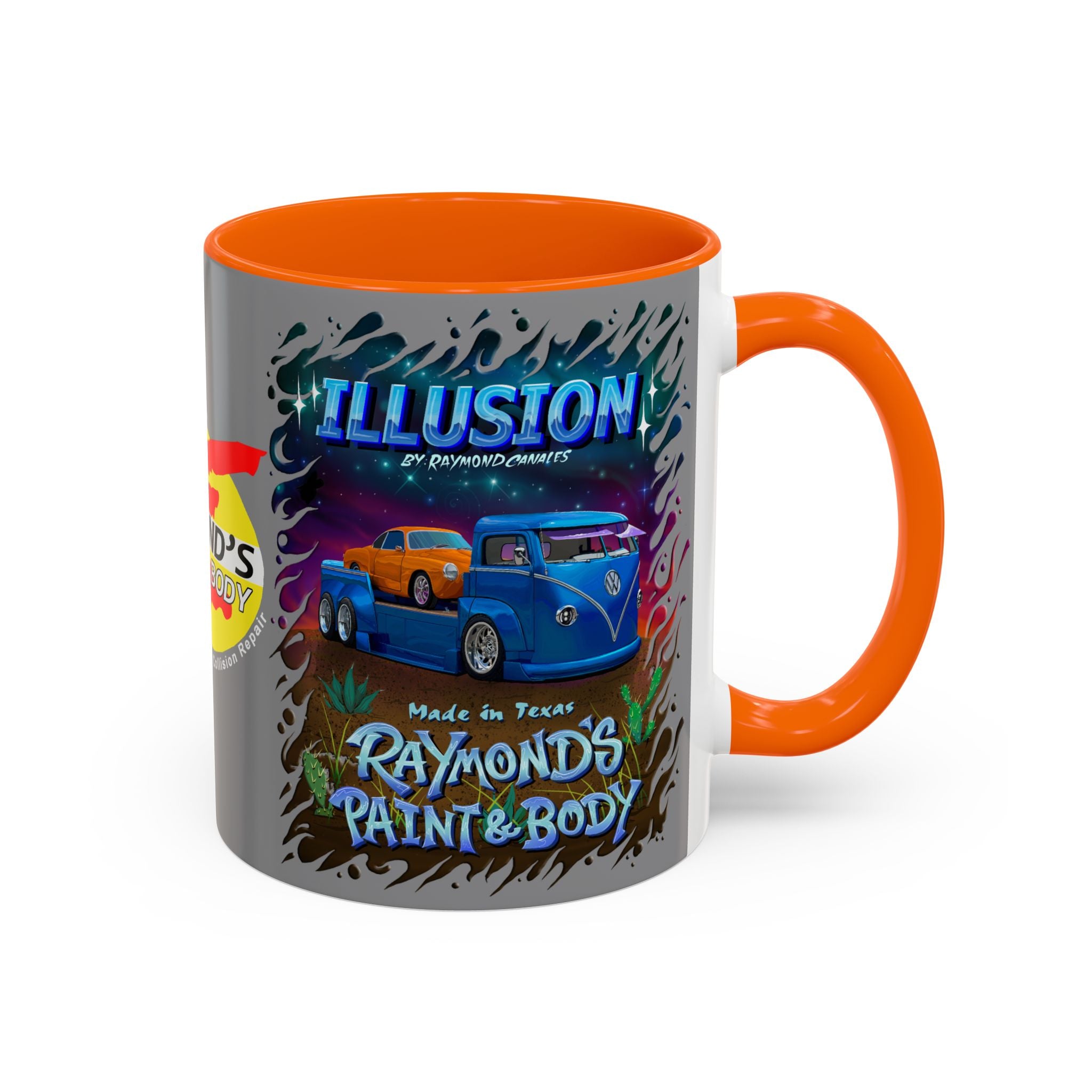 Raymond's Paint & Body Logo / Accent Coffee Mug 11/15oz