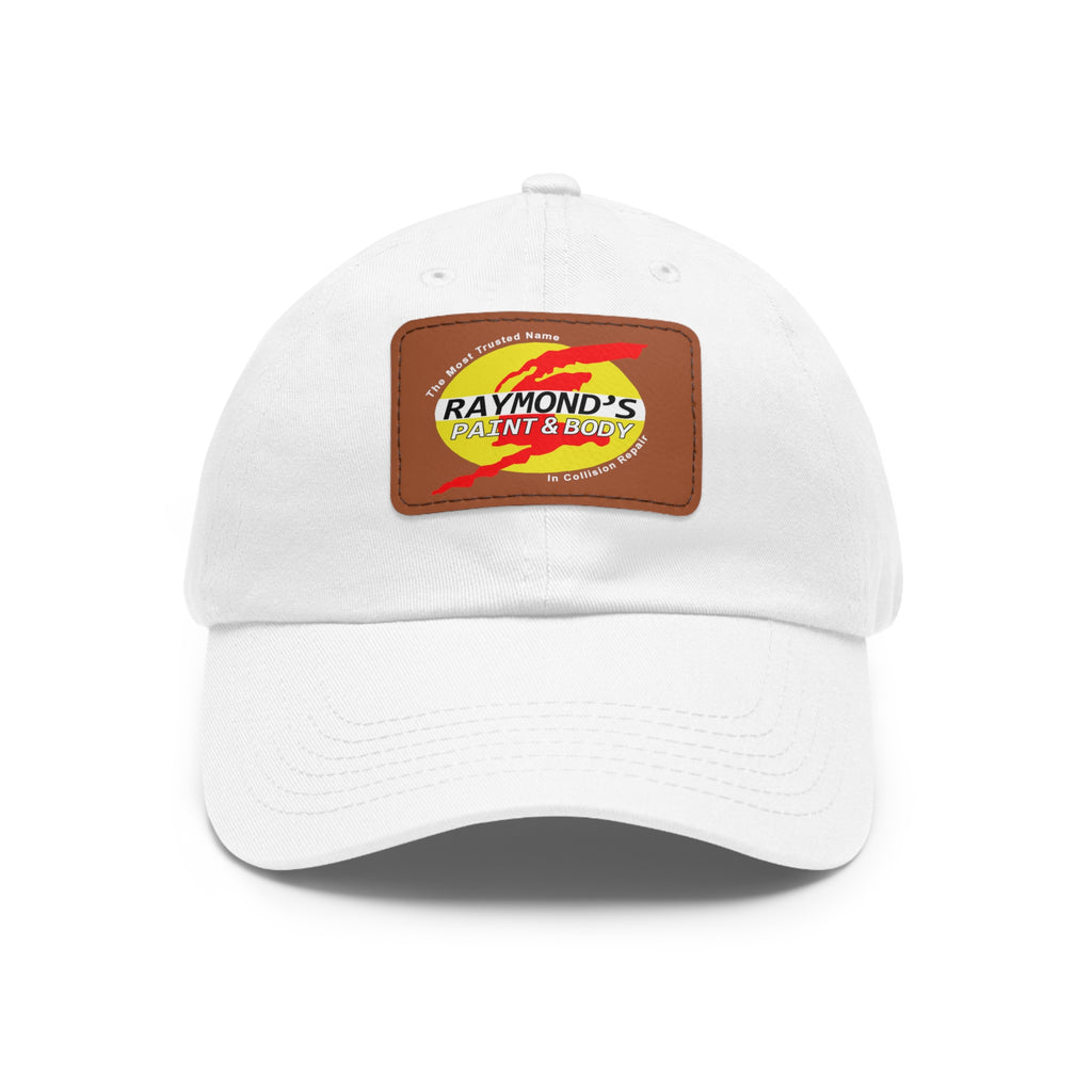 Raymond's Paint & Body Logo / Leather Patch Hat