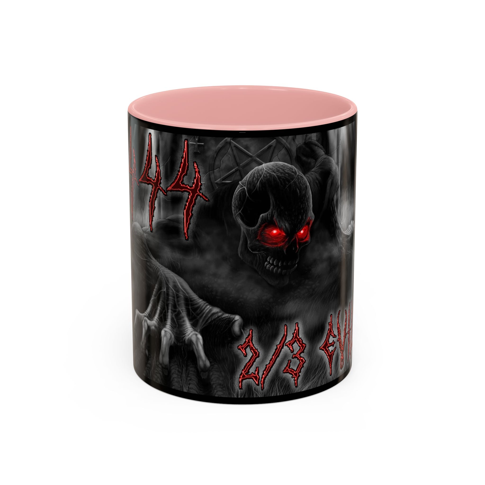 2/3 Evil Demon / Accent Coffee Mug 11/15oz