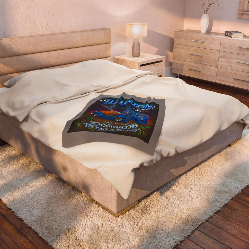Raymond's Paint & Body 1 / Velveteen Plush Blanket