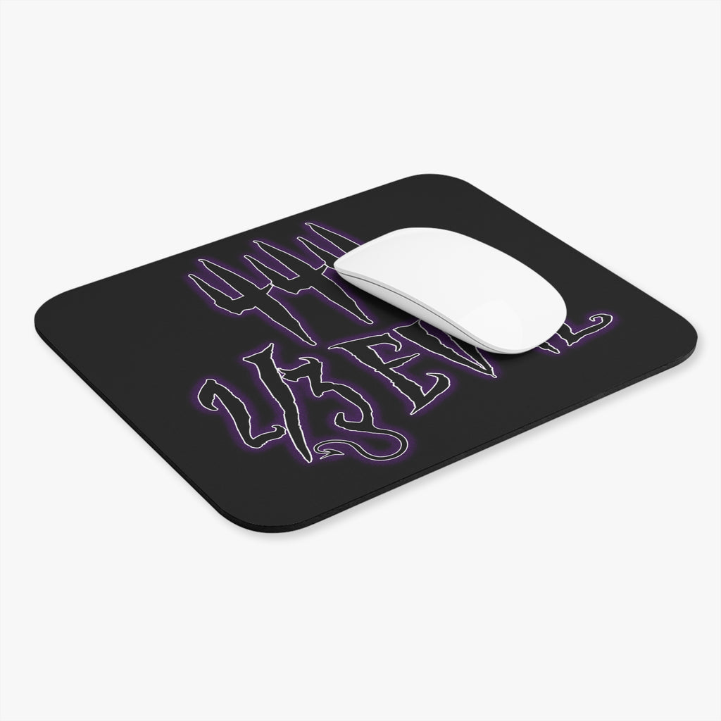 2/3 Evil Gothic Purple Script / Gaming Mouse Pad