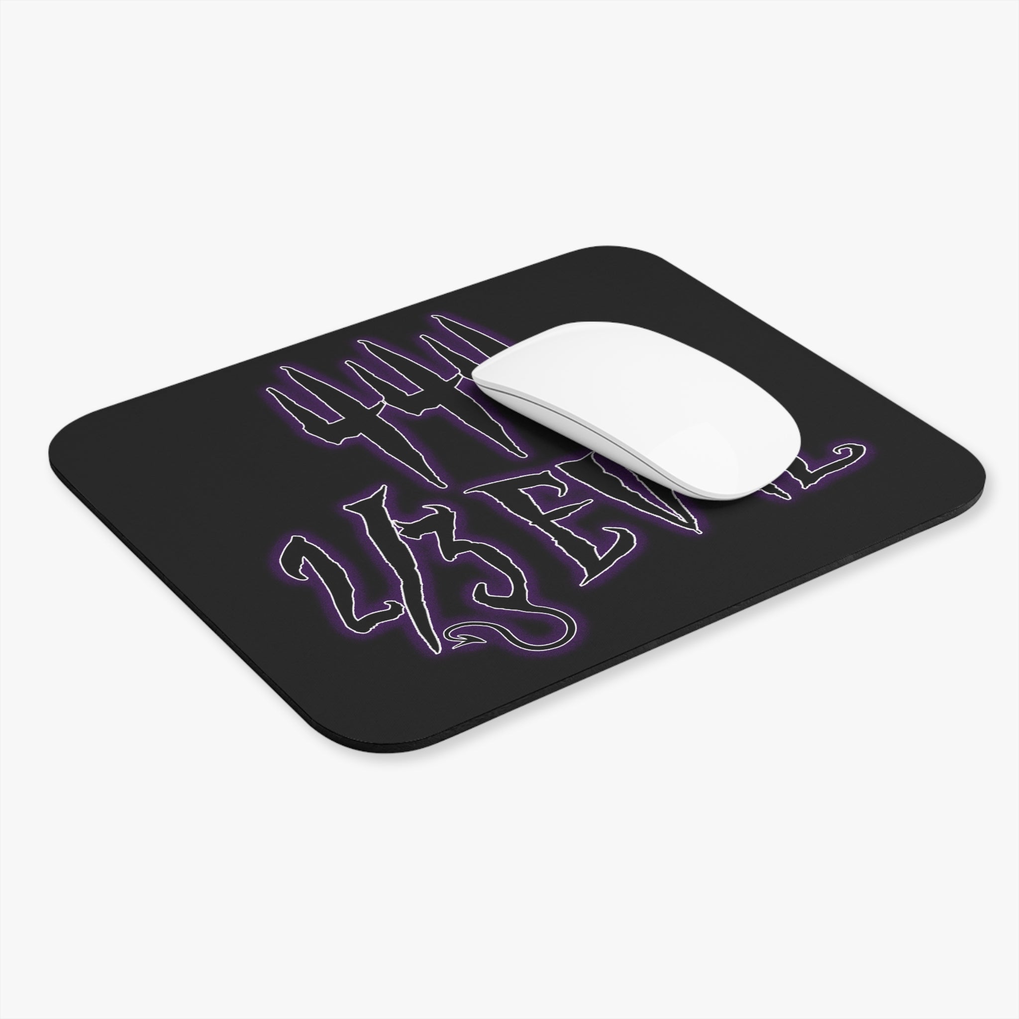 2/3 Evil Gothic Purple Script / Gaming Mouse Pad