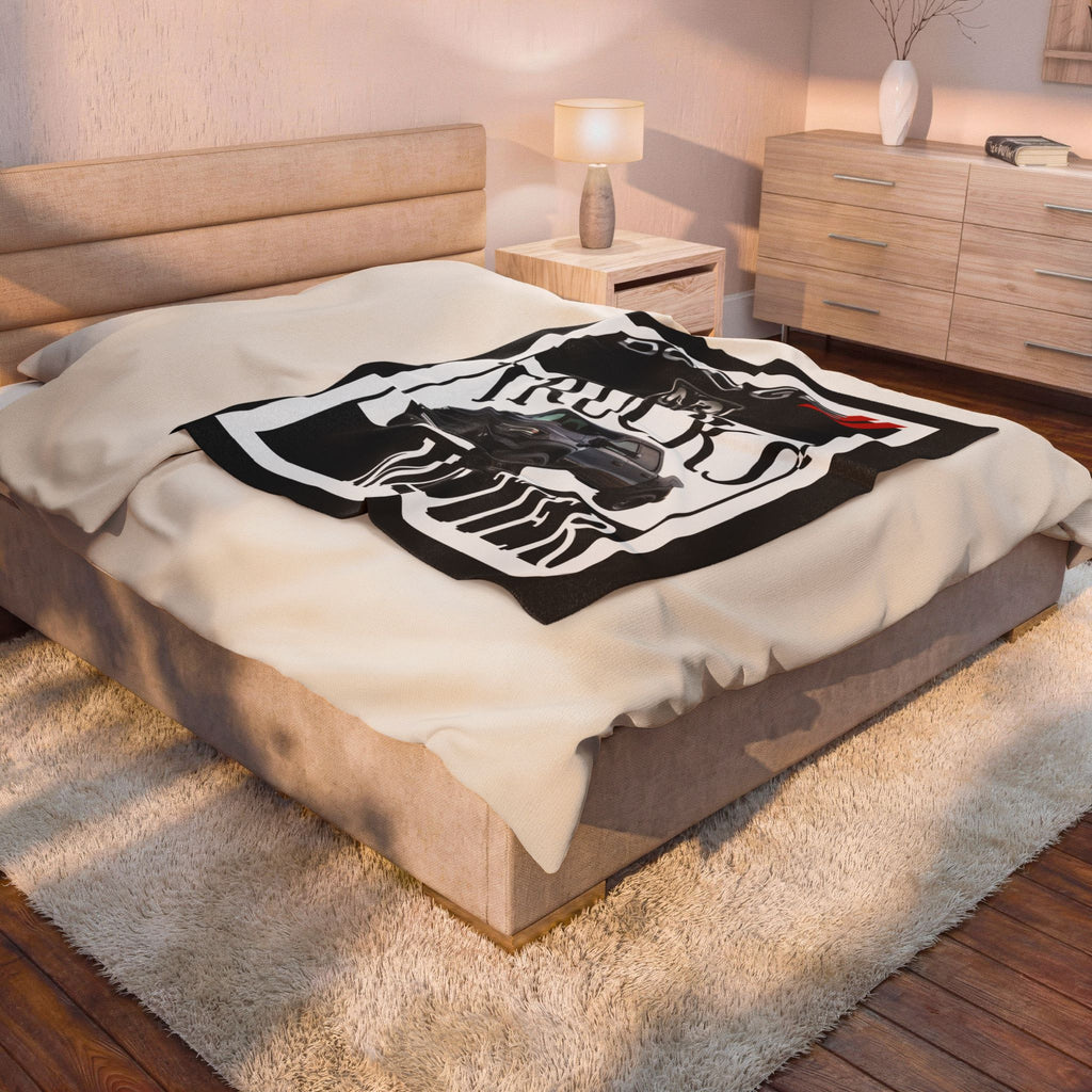 Dodge Trucks Matter / Velveteen Plush Blanket
