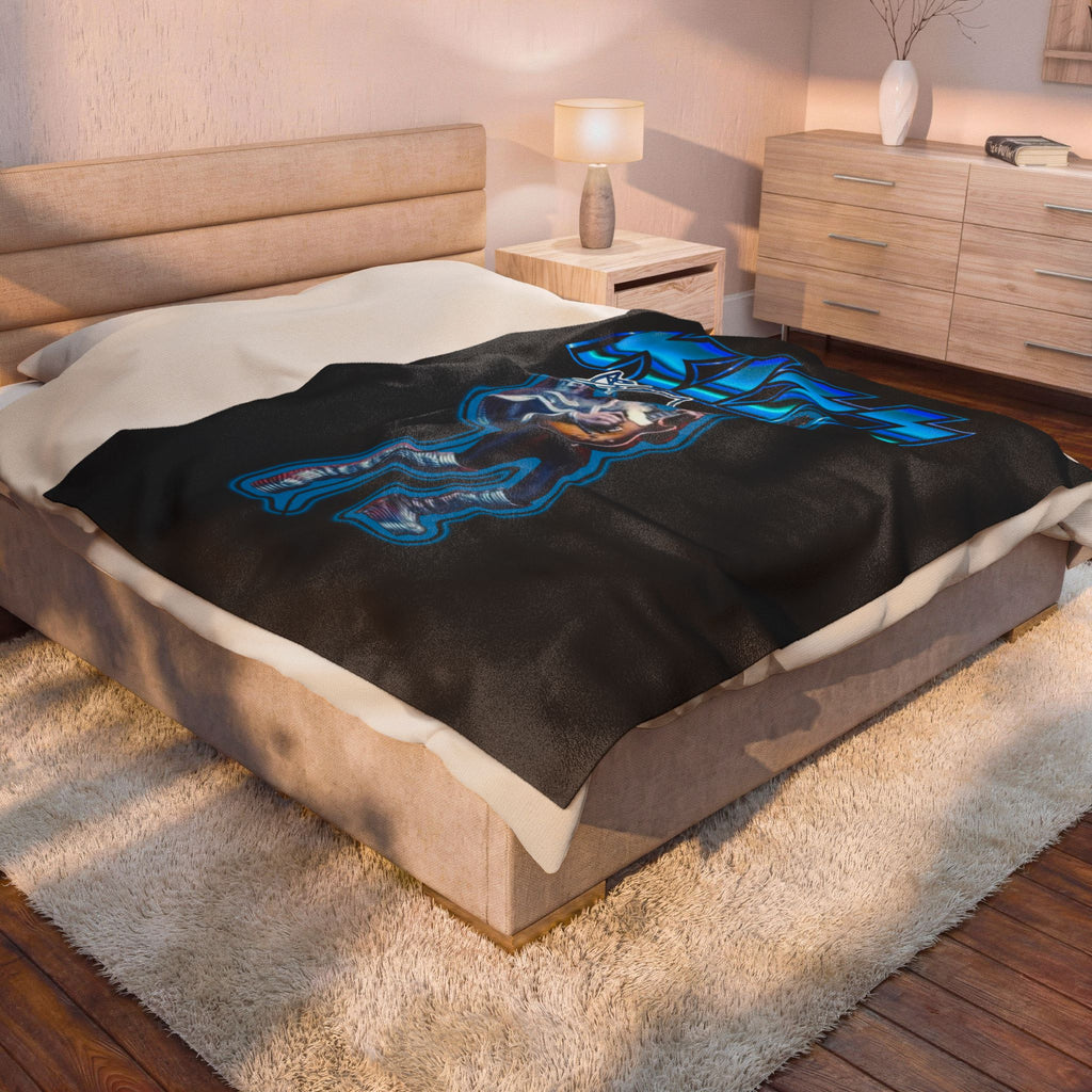 Ace Frehley NY Grove Front / Velveteen Plush Blanket