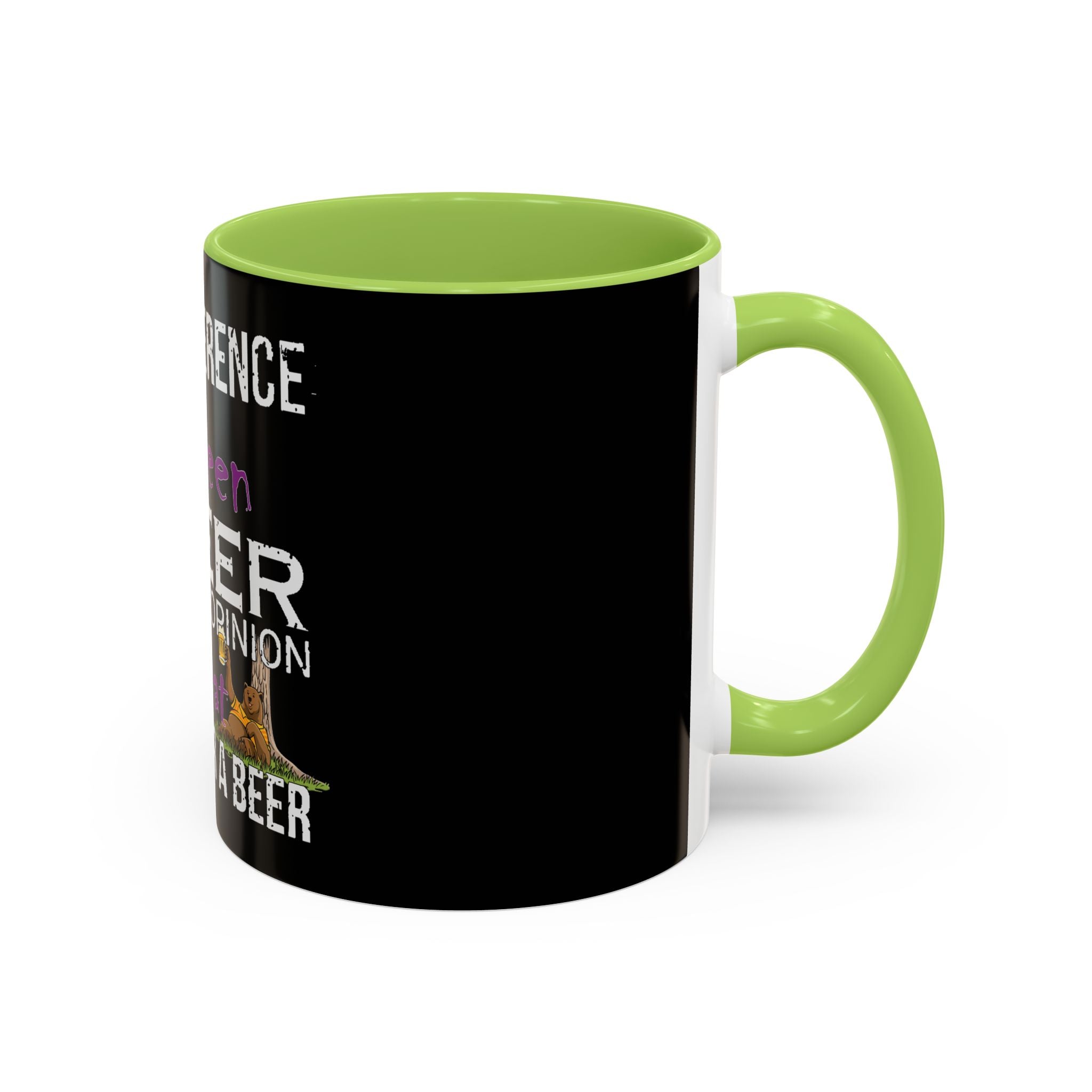 Difference Between Beer / Accent Coffee Mug 11/15oz