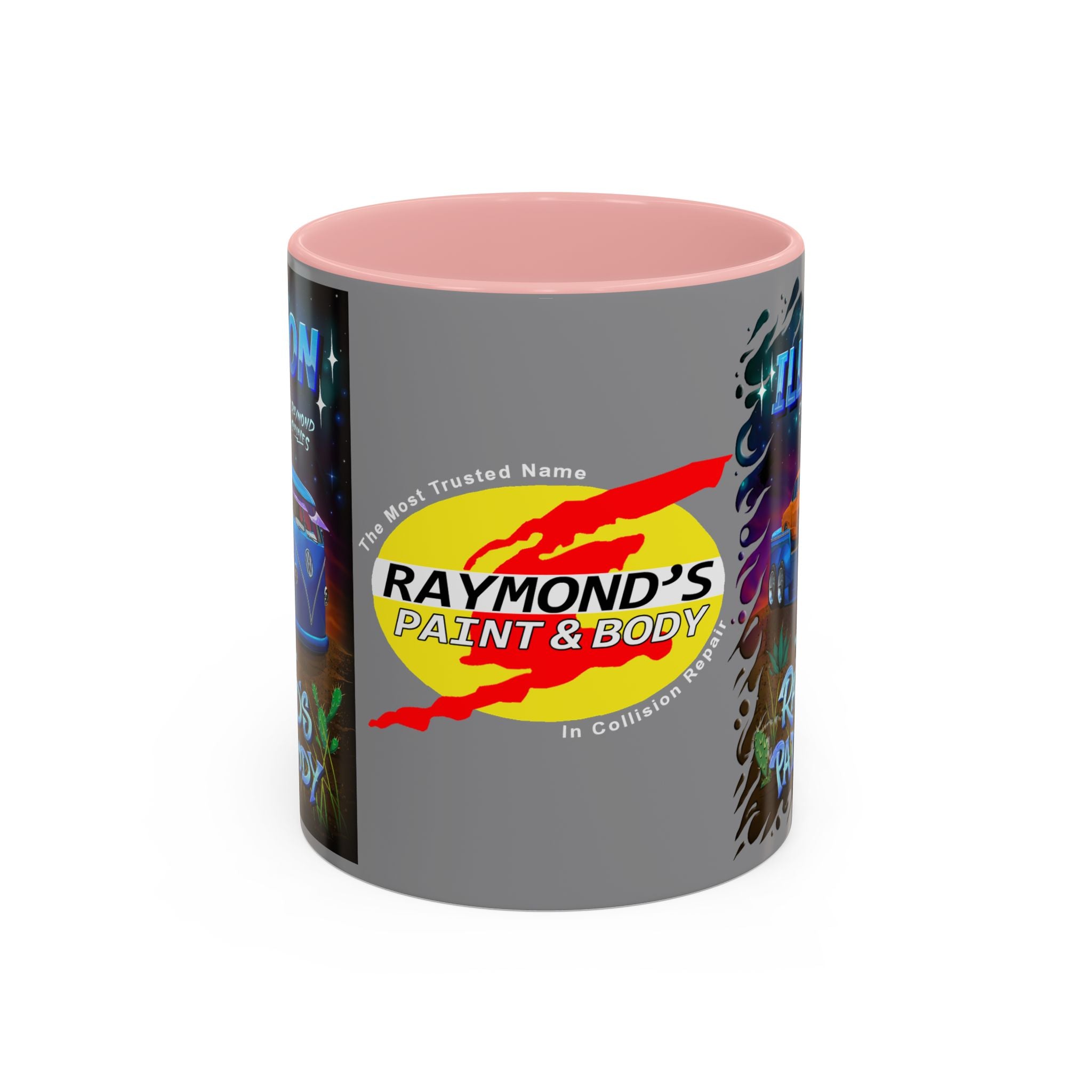Raymond's Paint & Body Logo / Accent Coffee Mug 11/15oz