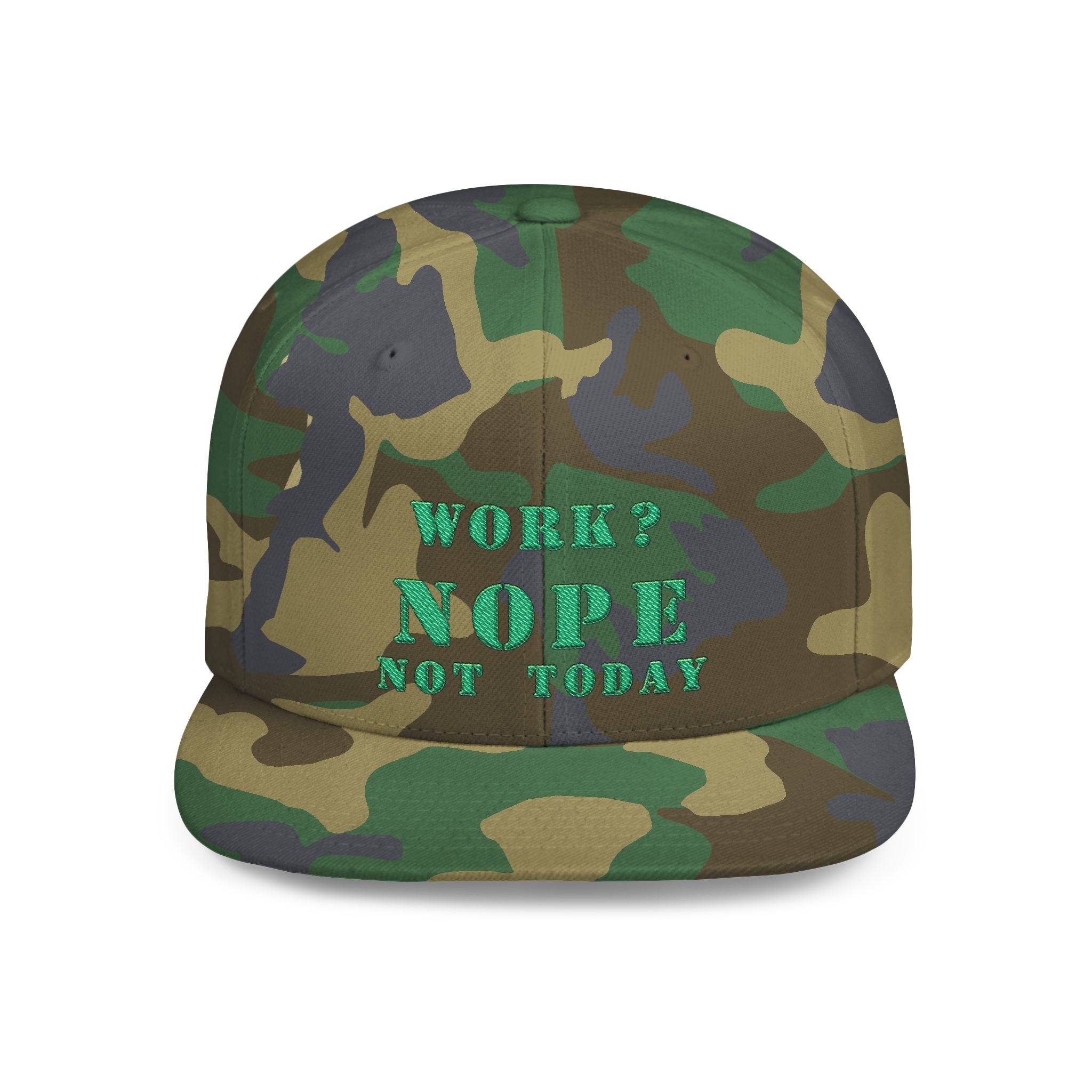 Nope Not Today / Flat Bill Snapback
