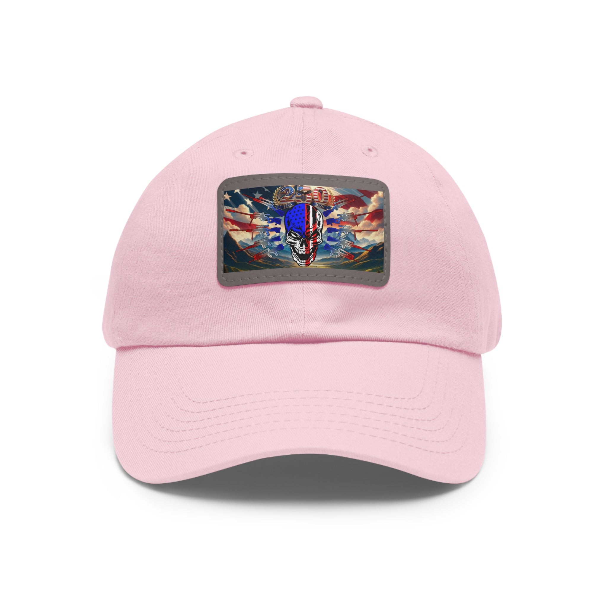 Skull & Guns 250th / Leather Patch Hat