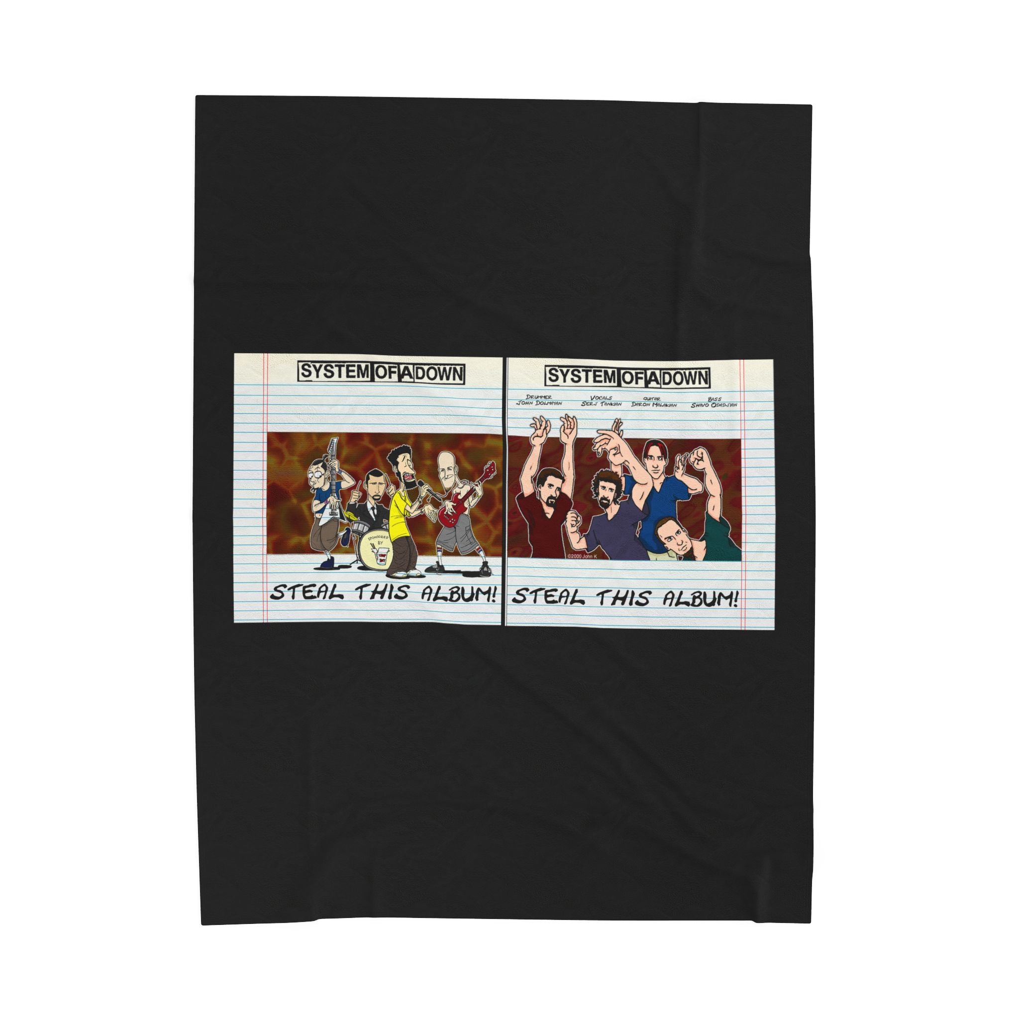SOAD Steal This Album F&B / Velveteen Plush Blanket