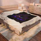 Don't Drive Like a Girl Purple / Velveteen Plush Blanket