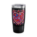Patriotic Dog Heart / Insulated Tumbler 20oz