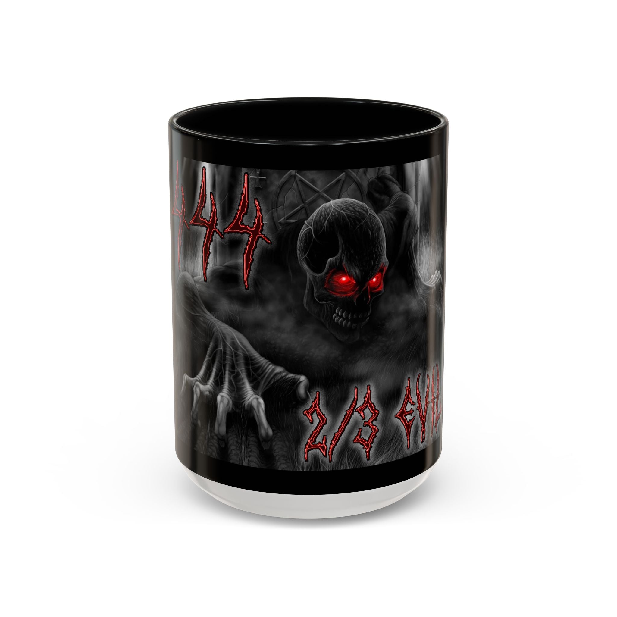 2/3 Evil Demon / Accent Coffee Mug 11/15oz