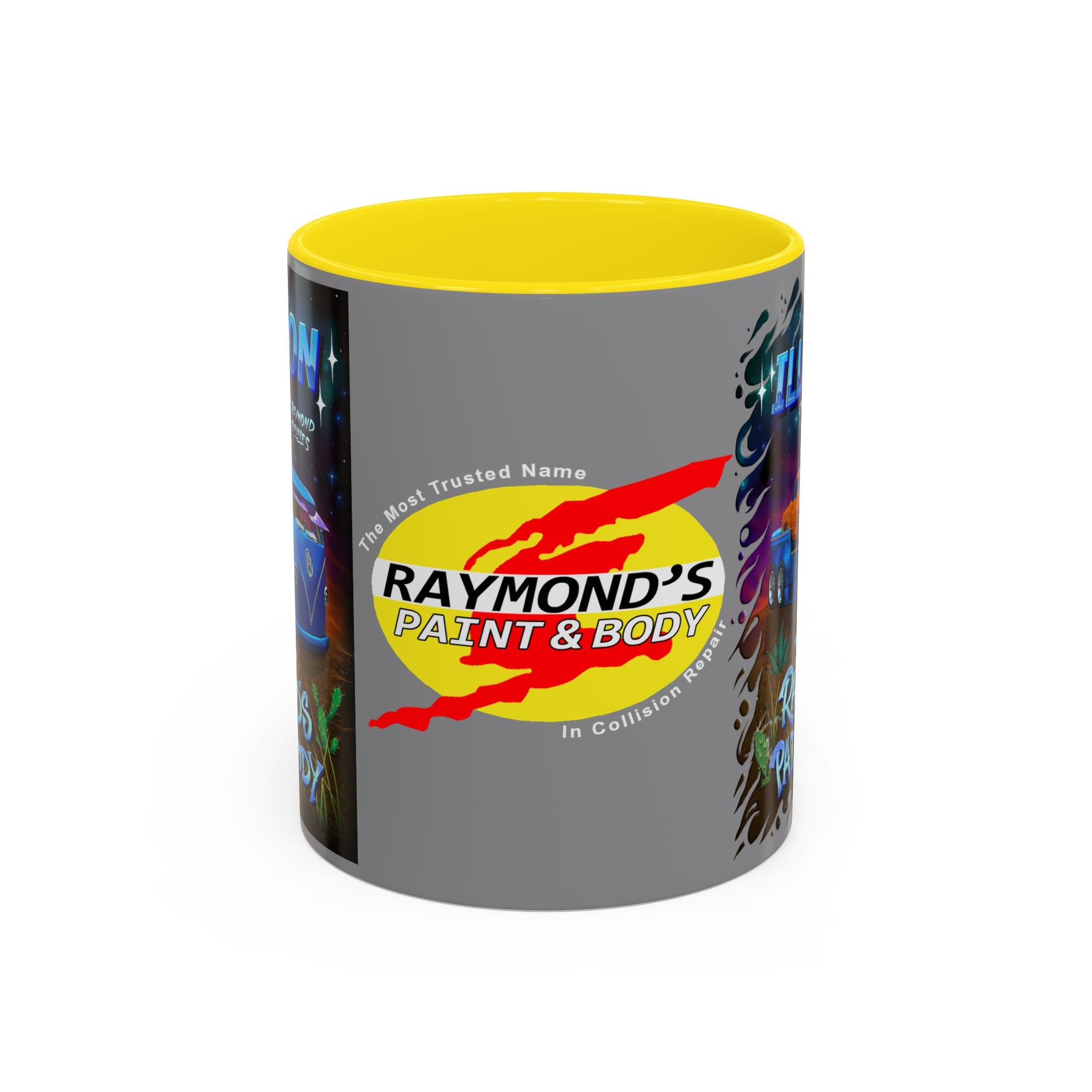 Raymond's Paint & Body Logo / Accent Coffee Mug 11/15oz