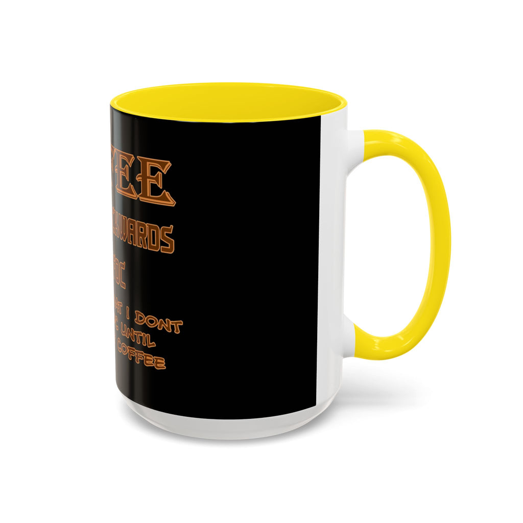 Coffee Spelled Backwards Is EEFFOC / Accent Coffee Mug 11/15oz