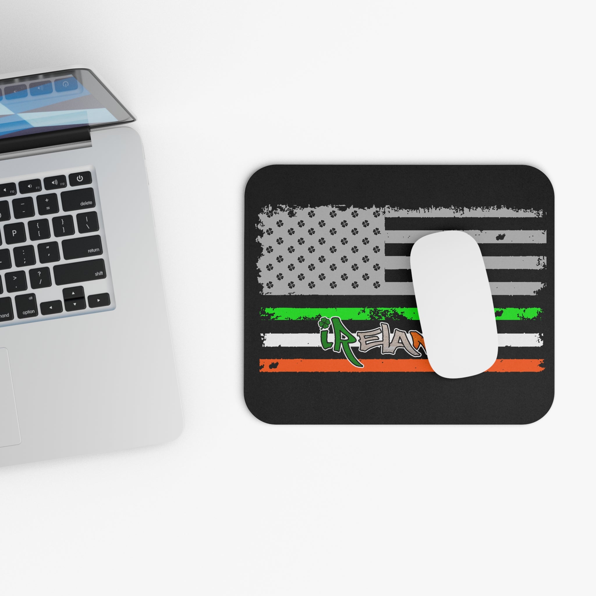 American / Ireland Flag  / Gaming Mouse Pad