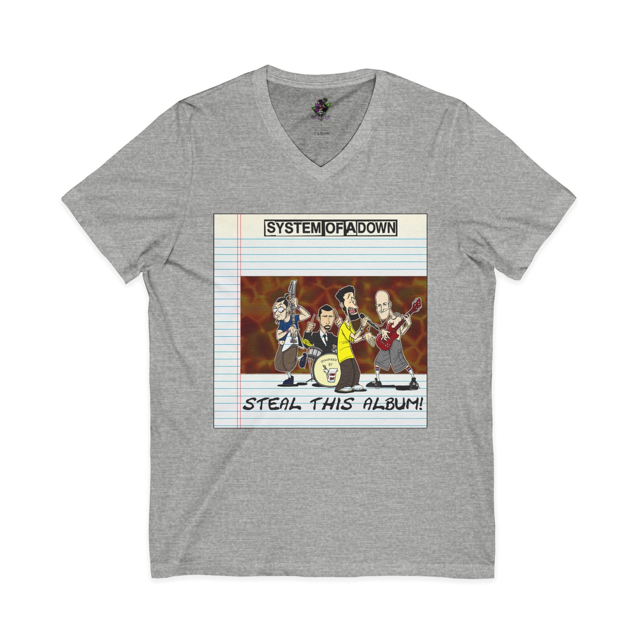 SOAD Steal This Album F&B / V Neck Tee