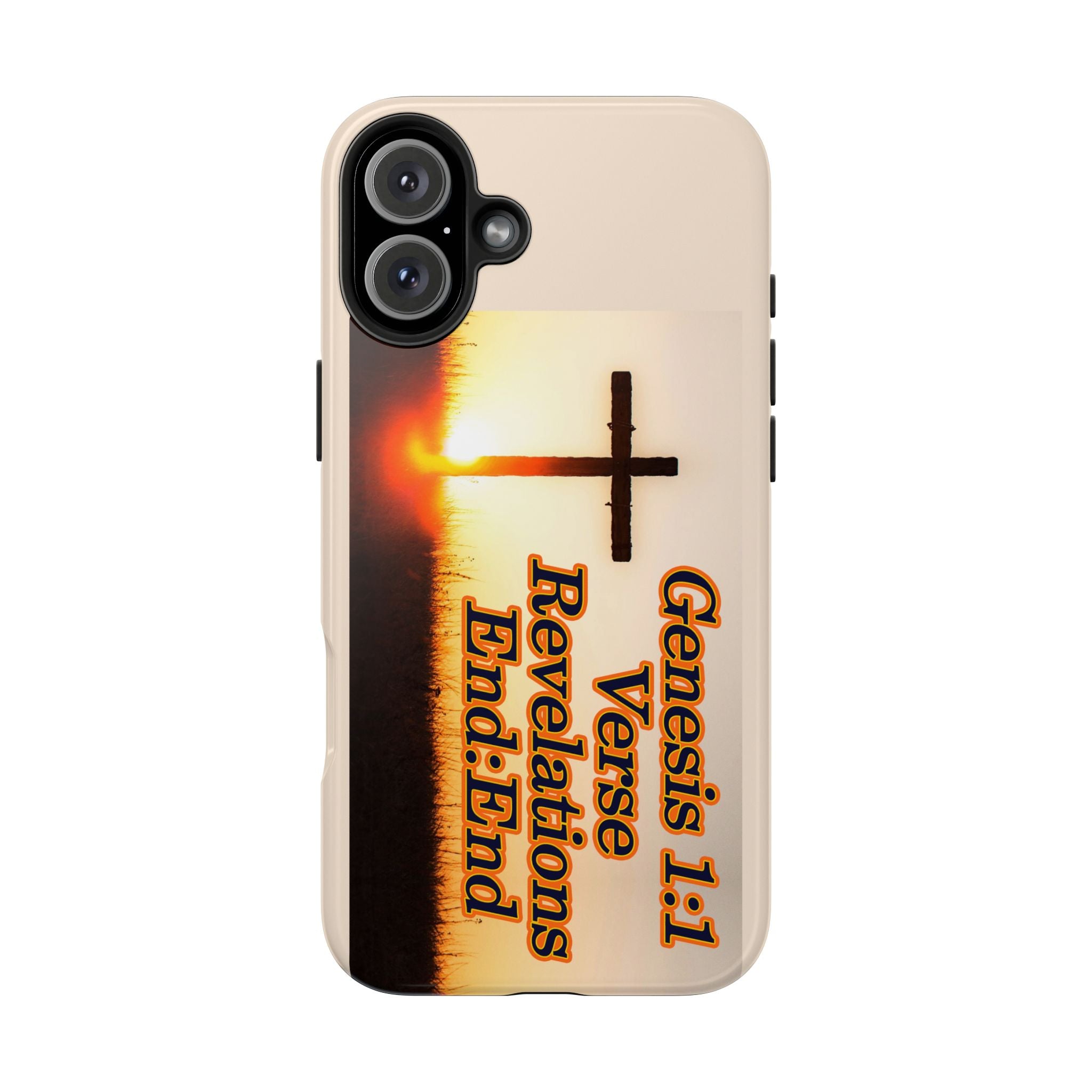 Genesis 1:1 Verse Revelations End:End / Tough Phone Case