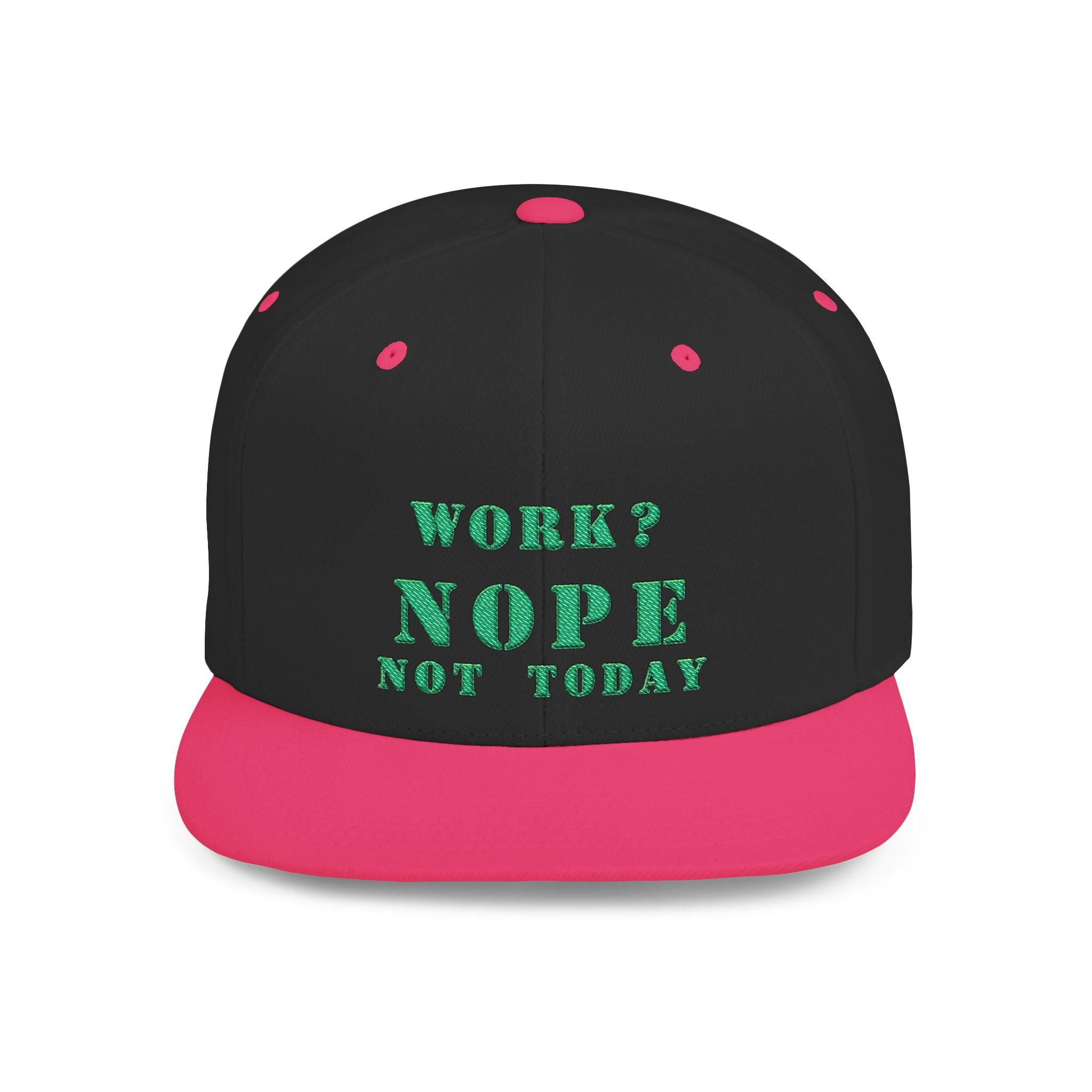 Nope Not Today / Flat Bill Snapback