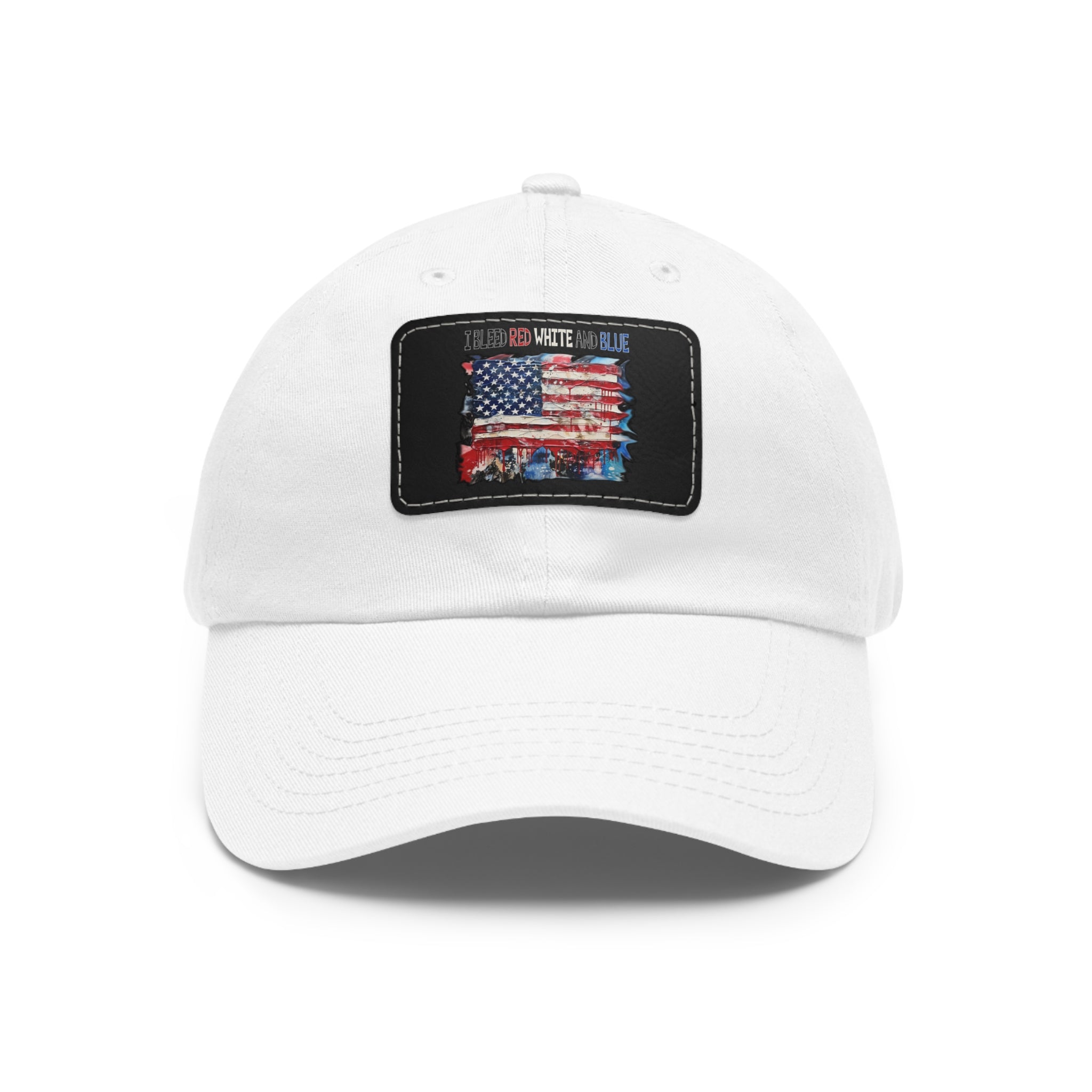 I Bleed Red White and Blue / Leather Patch
