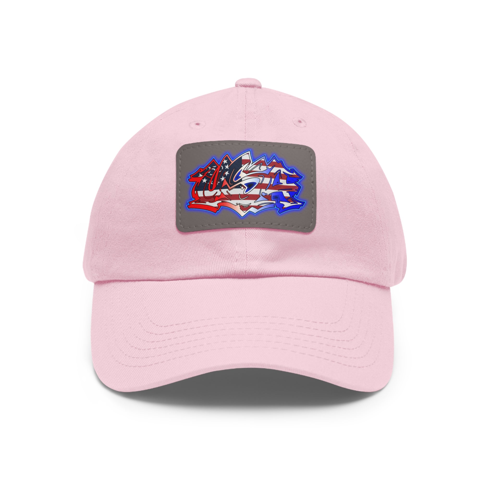 USA Graffiti / Leather Patch Hat