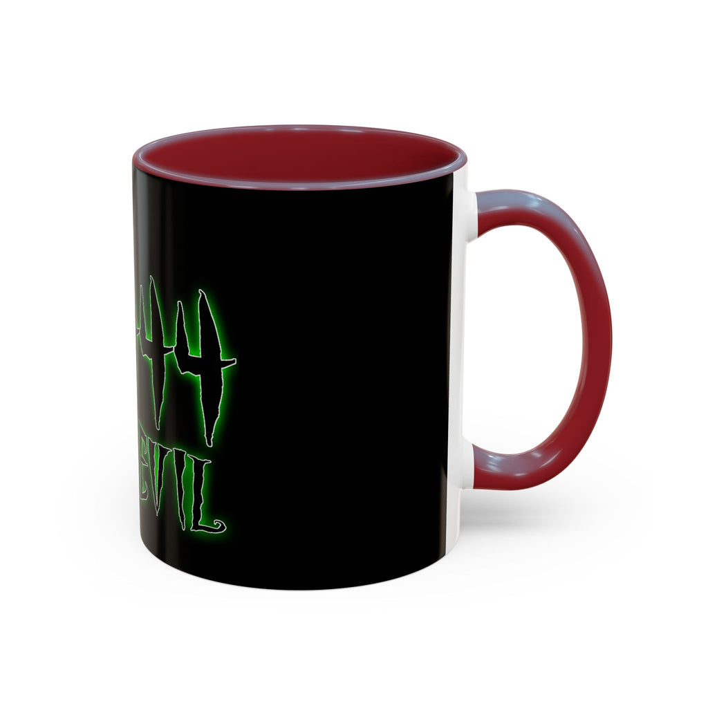 2/3 Evil Punk Skull / Accent Coffee Mug 11/15oz