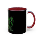 2/3 Evil Punk Skull / Accent Coffee Mug 11/15oz