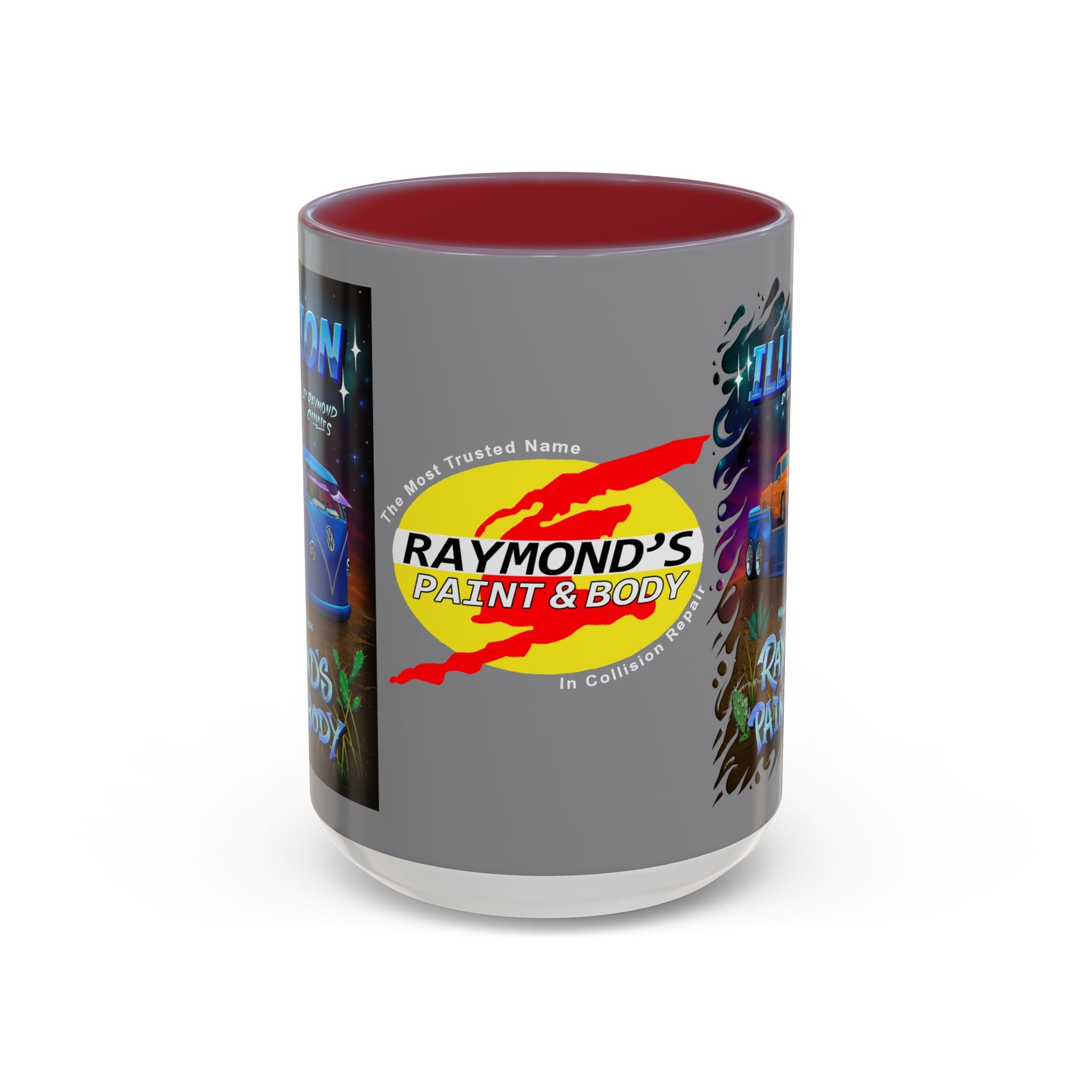 Raymond's Paint & Body Logo / Accent Coffee Mug 11/15oz