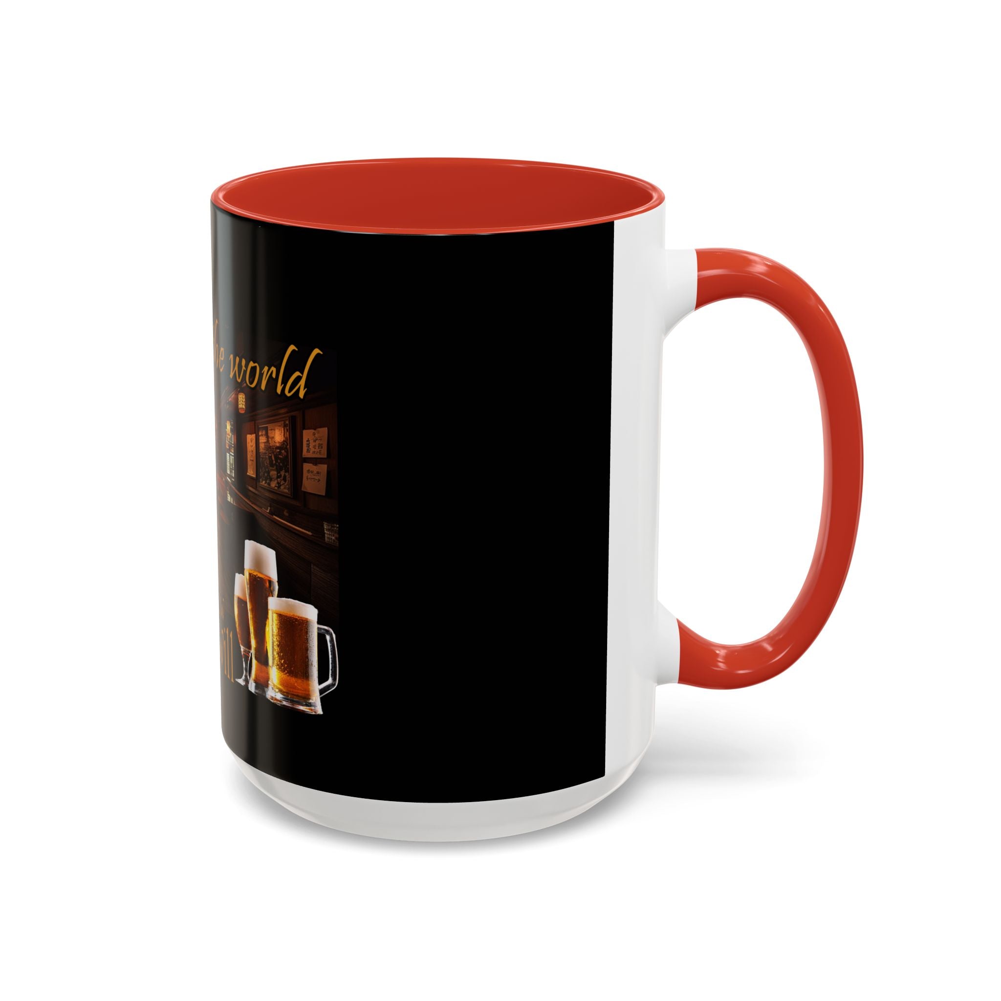 Beer Will Save The World / Accent Coffee Mug 11/15oz