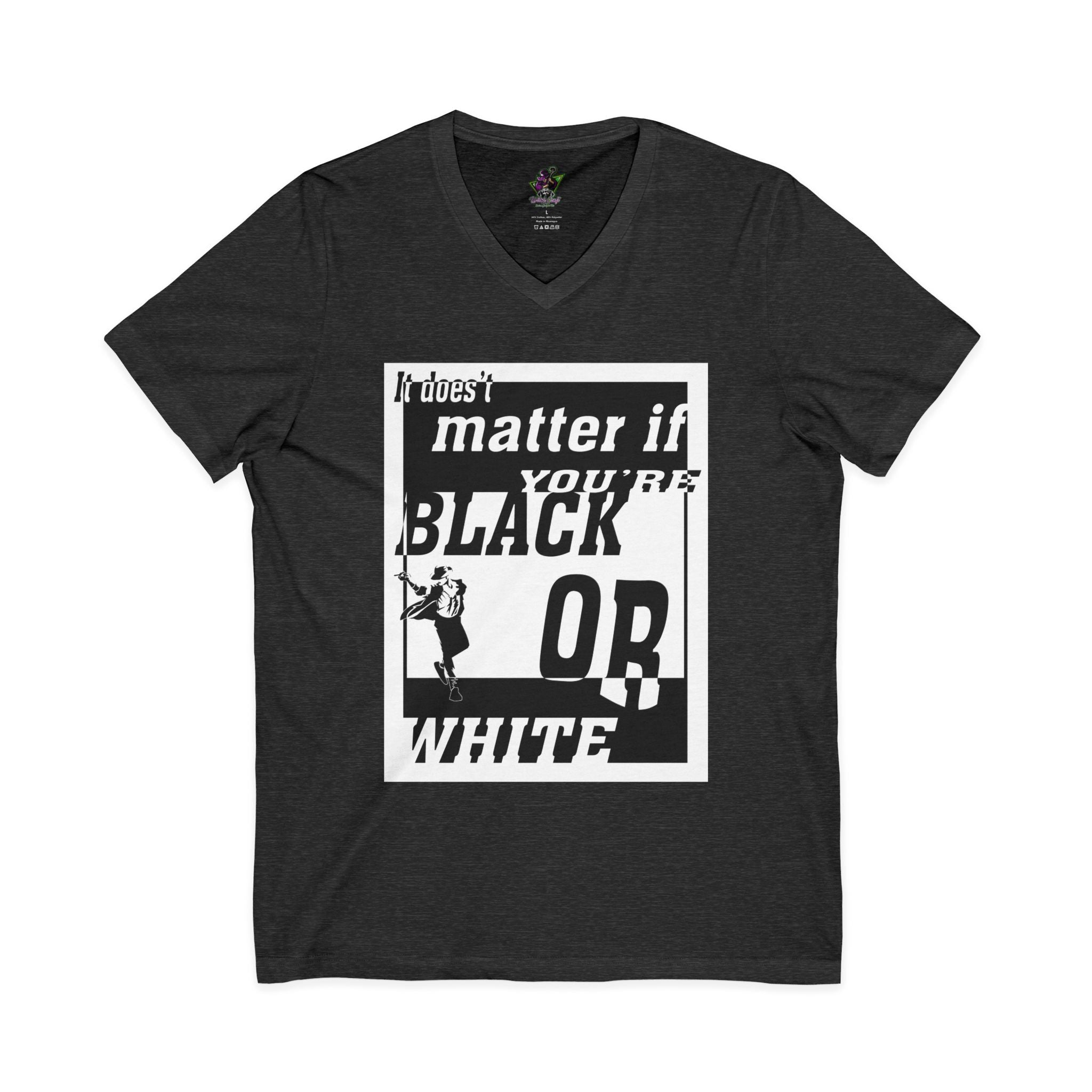 Black Or White / V-Neck Tee