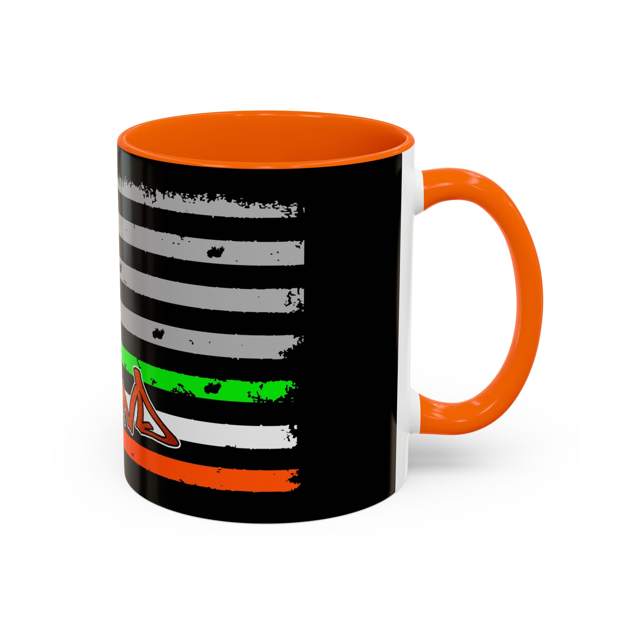 American/Ireland Flag / Accent Coffee Mug 11/15 oz