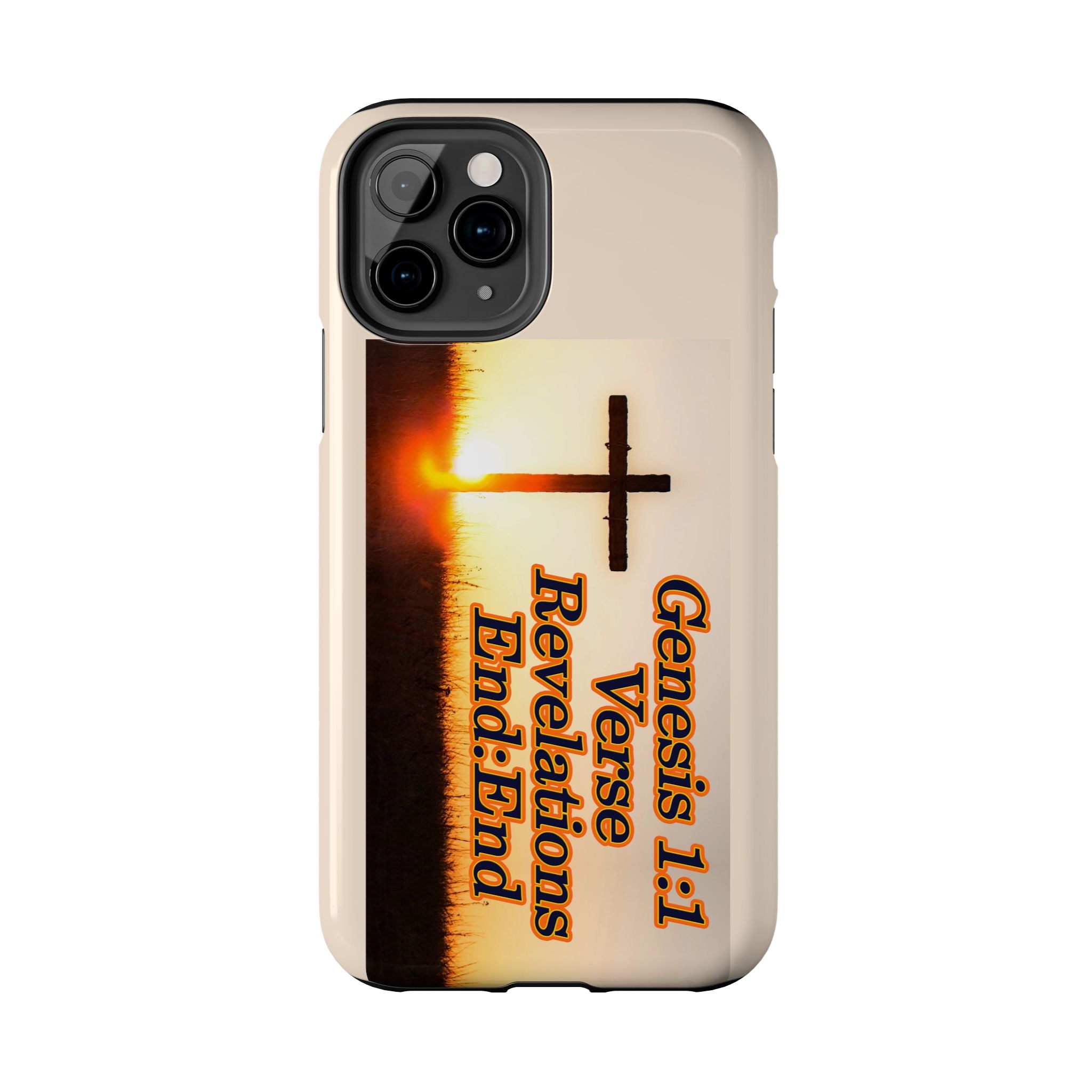 Genesis 1:1 Verse Revelations End:End / Tough Phone Case