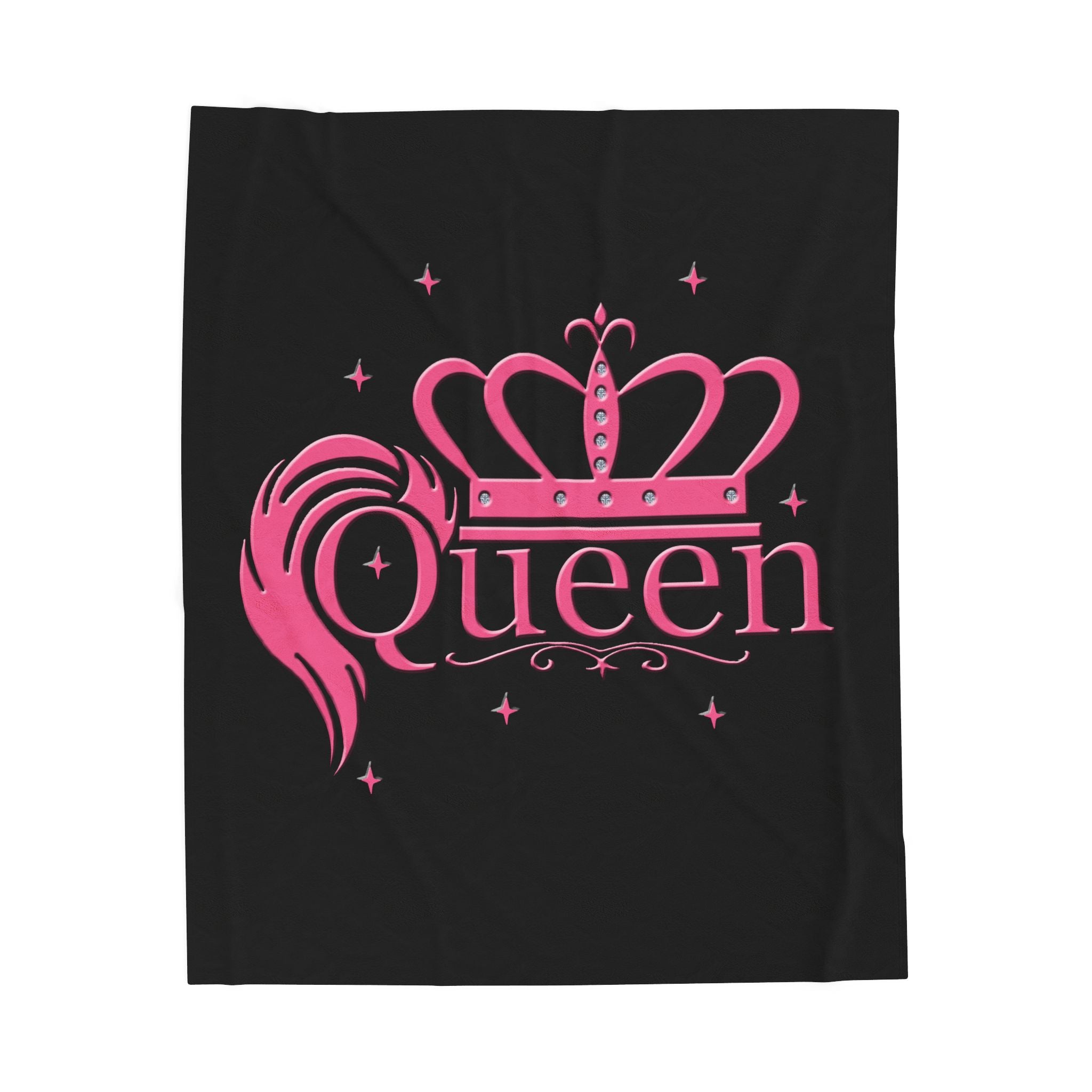 Queen Crown / Velveteen Plush Blanket