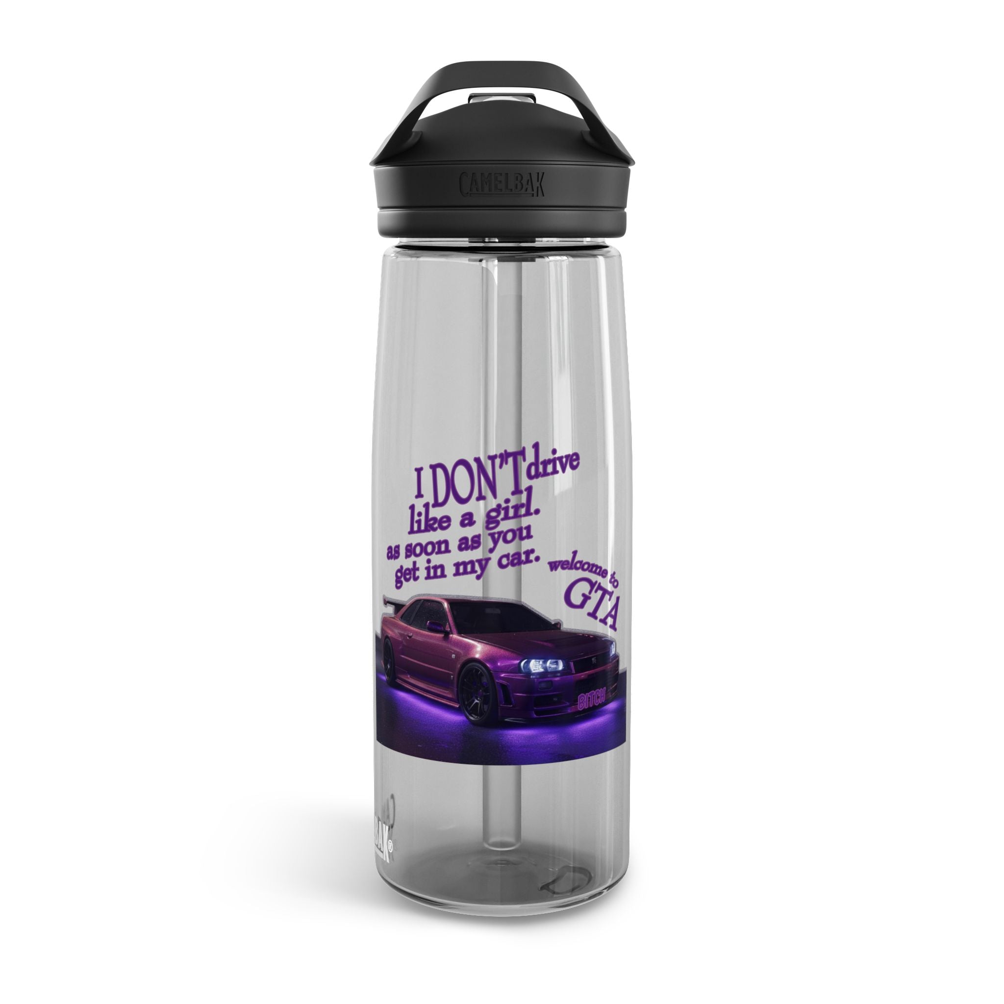 Don't Drive Like a Girl Purple / CamelBak Water Bottle 20/25oz