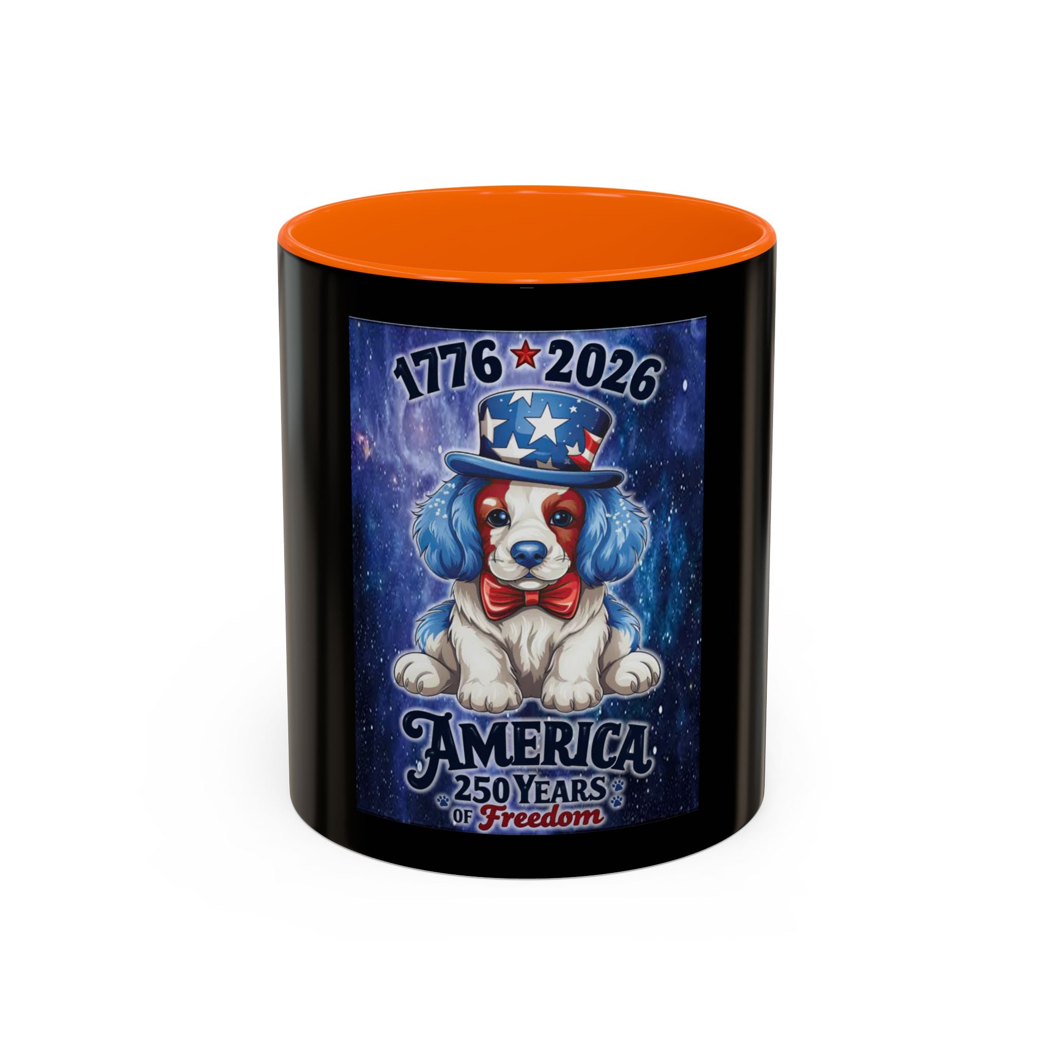 America Puppy 250th / Accent Coffee Mug 11/15oz