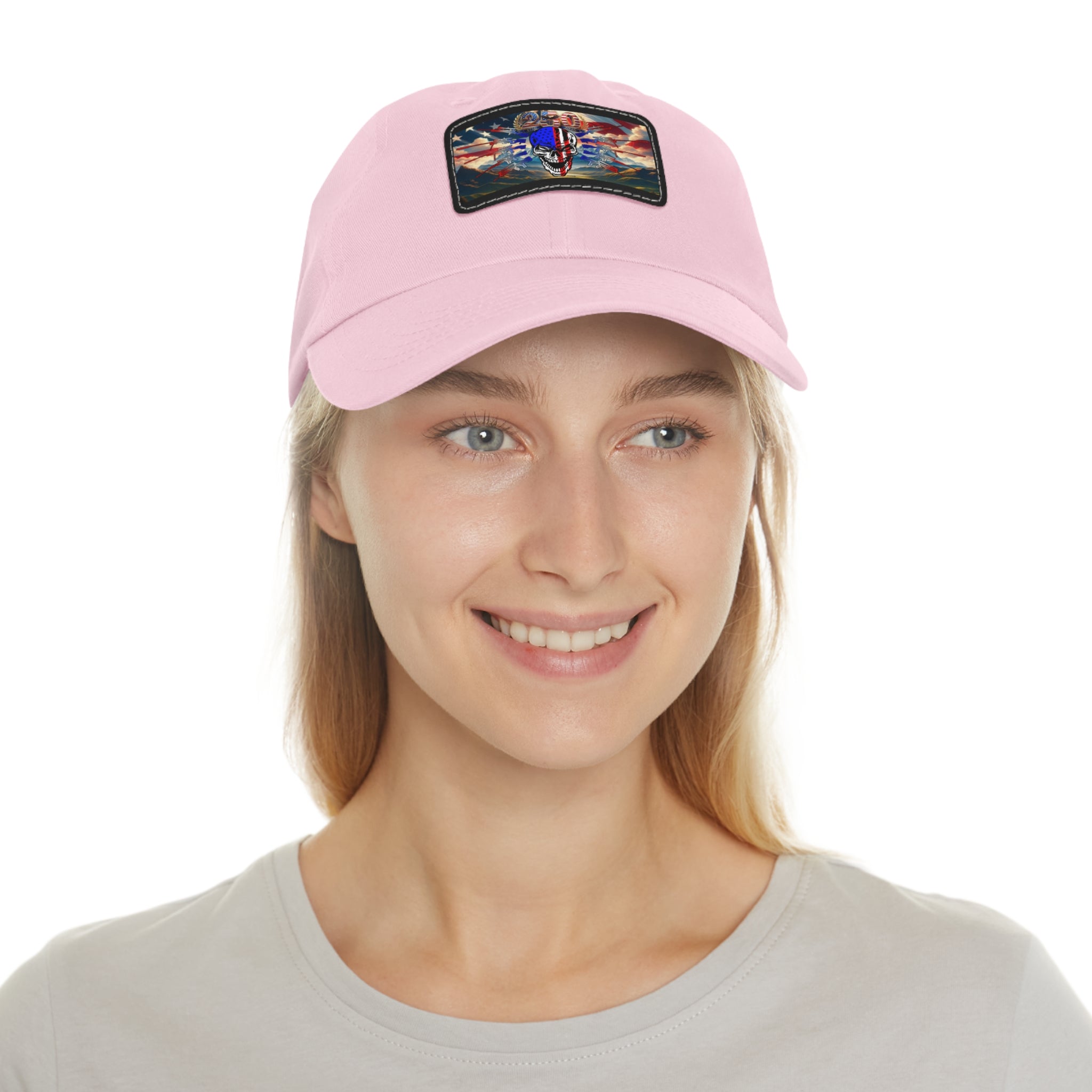 Skull & Guns 250th / Leather Patch Hat