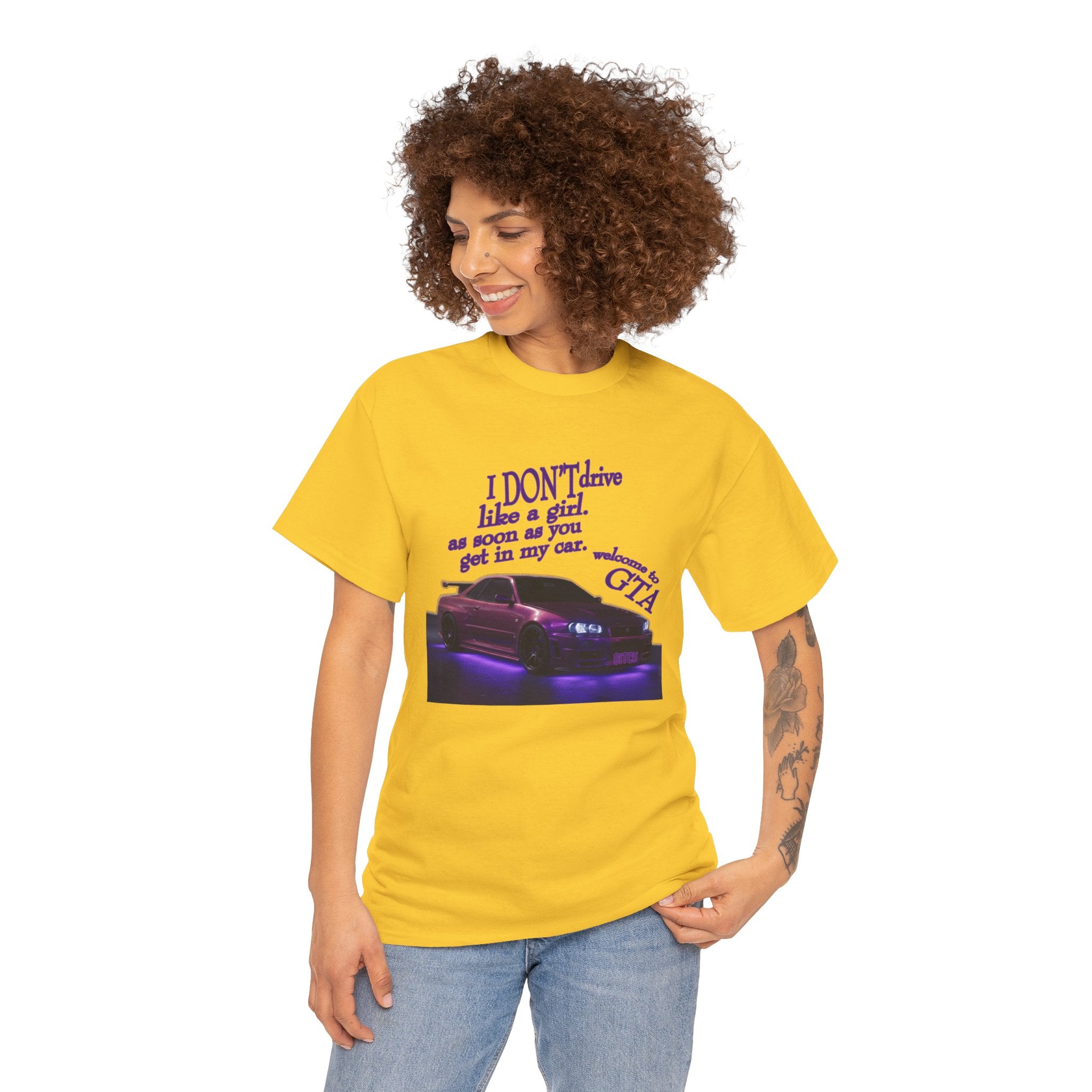 I Don't Drive Like a Girl Purple