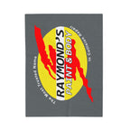 Raymond's Paint & Body Logo / Velveteen Plush Blanket