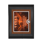 Texas Longhorns Framed / Velveteen Plush Blanket