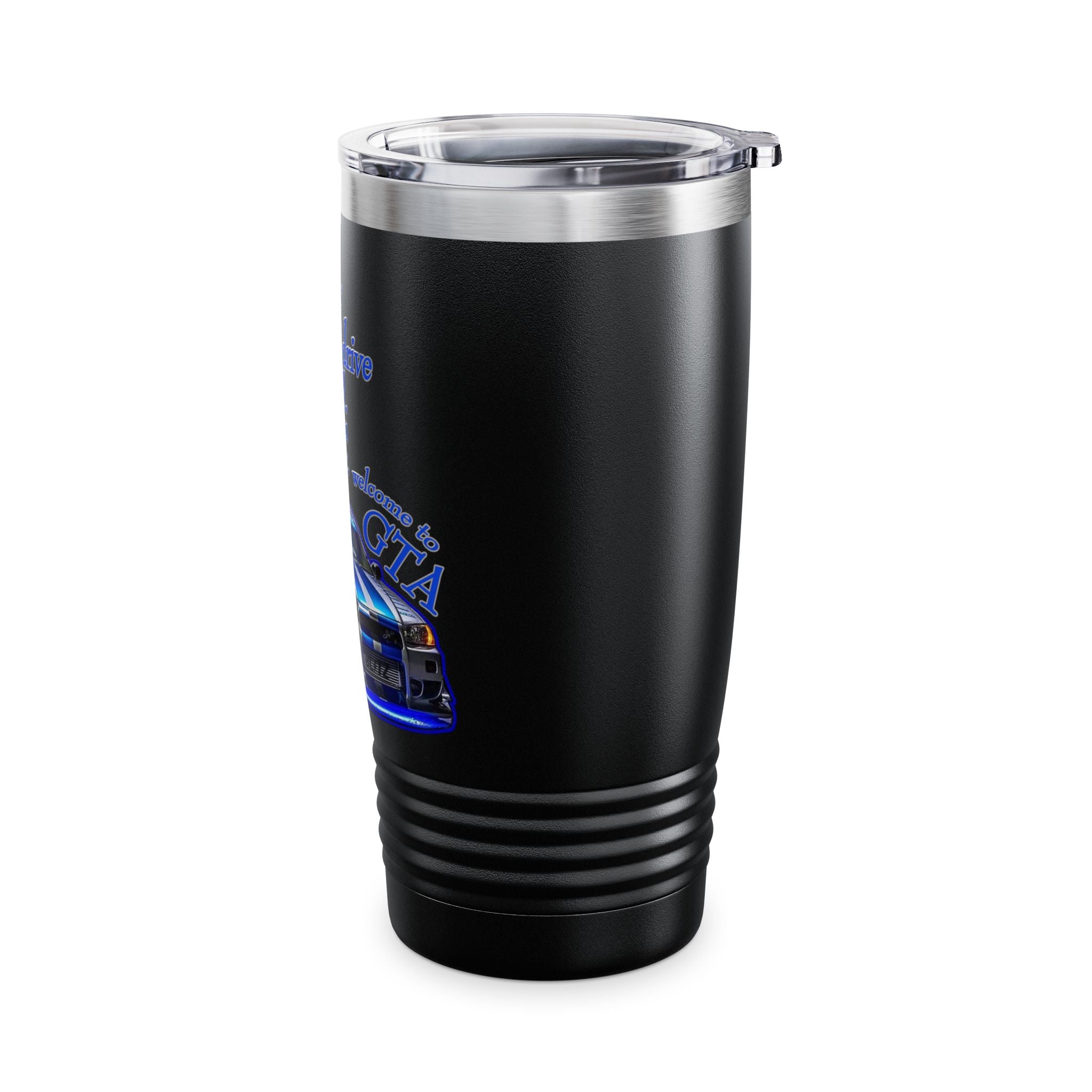 Daughter Doesn't Drive Like A Girl Blue / Insulated Tumbler 20oz